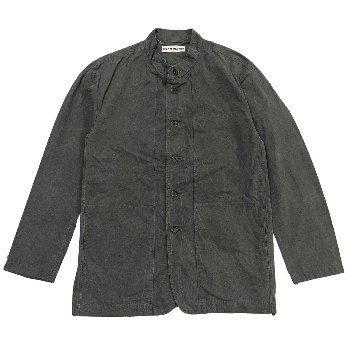 Issey Miyake 💥 90s ISSEY MIYAKE MEN BUTTON MANDERIN JACKET Size US L / EU 52-54 / 3 - 1 Thumbnail