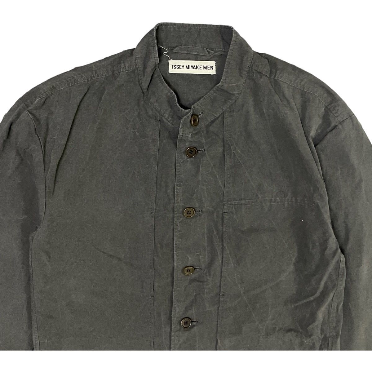 Issey Miyake 💥 90s ISSEY MIYAKE MEN BUTTON MANDERIN JACKET Size US L / EU 52-54 / 3 - 4 Thumbnail