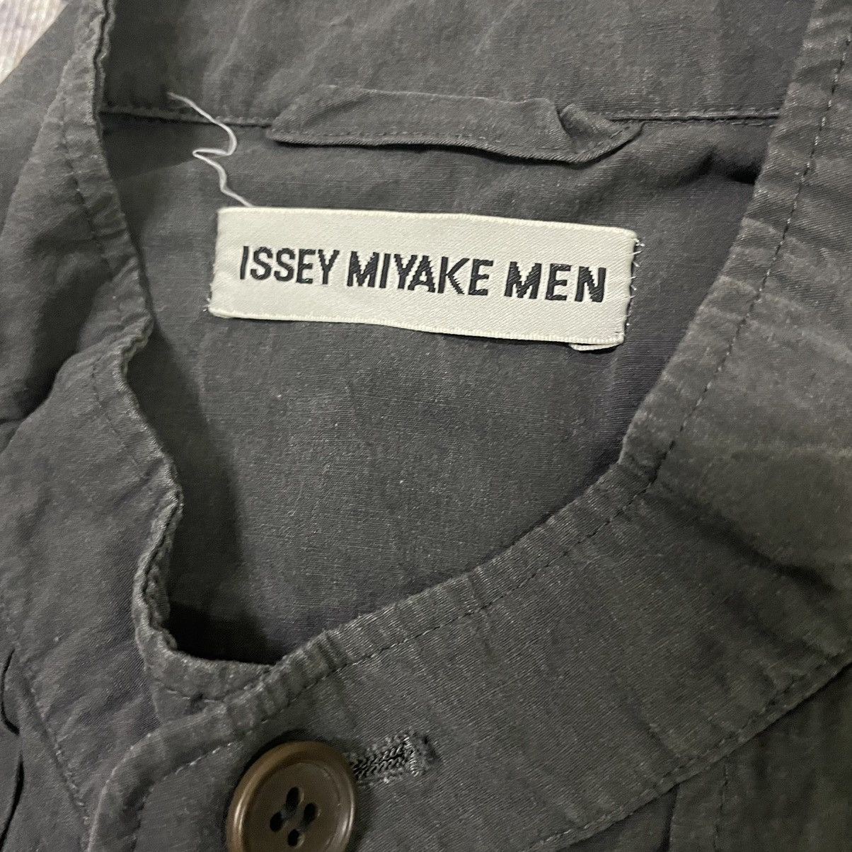 Issey Miyake 💥 90s ISSEY MIYAKE MEN BUTTON MANDERIN JACKET Size US L / EU 52-54 / 3 - 10 Thumbnail
