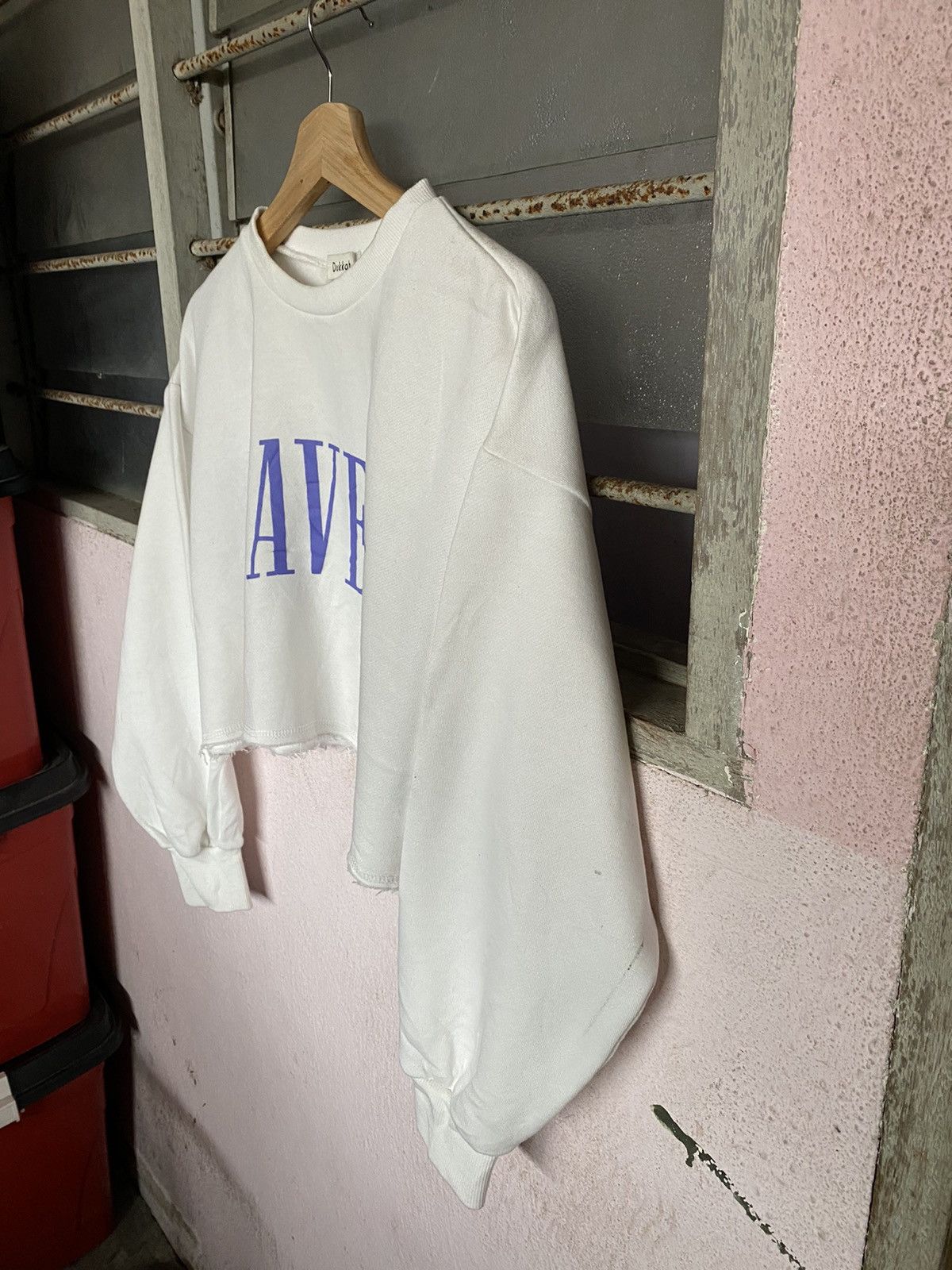 Designer × Japanese Brand Vintage Dukkah Bravery Spellout Cropped Size XL / US 12-14 / IT 48-50 - 3 Thumbnail