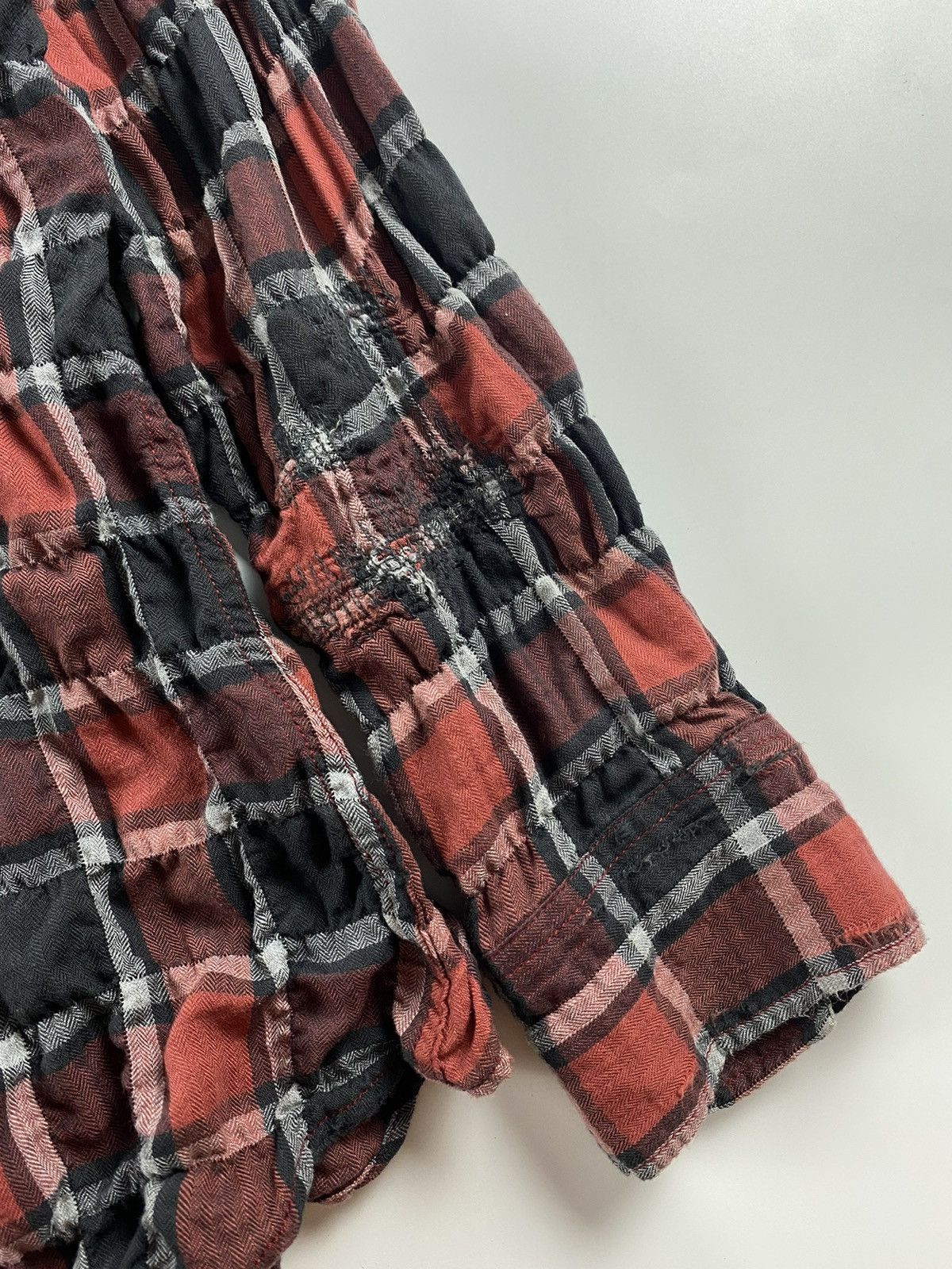 Saint Laurent Paris Saint Laurent S/S’17 Distressed Checked Cotton-blend Flannel Size US S / EU 44-46 / 1 - 5 Thumbnail