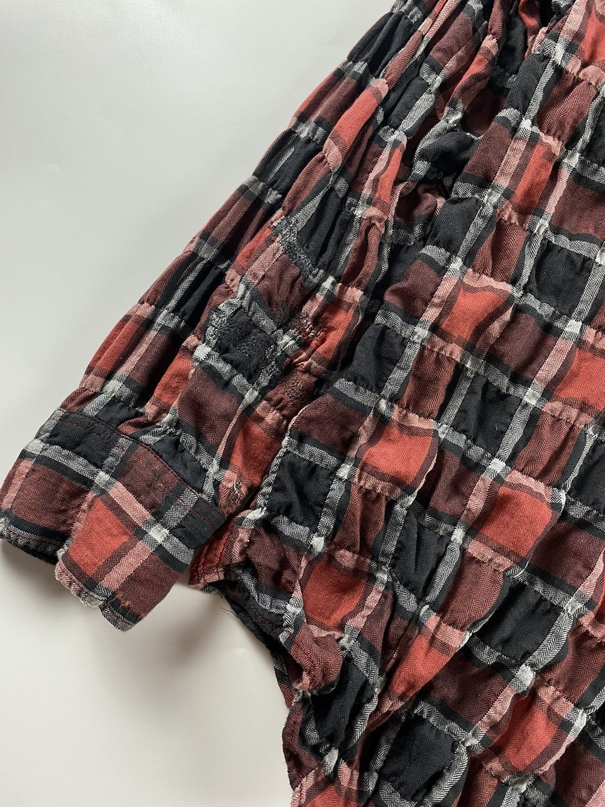 Saint Laurent Paris Saint Laurent S/S’17 Distressed Checked Cotton-blend Flannel Size US S / EU 44-46 / 1 - 6 Thumbnail