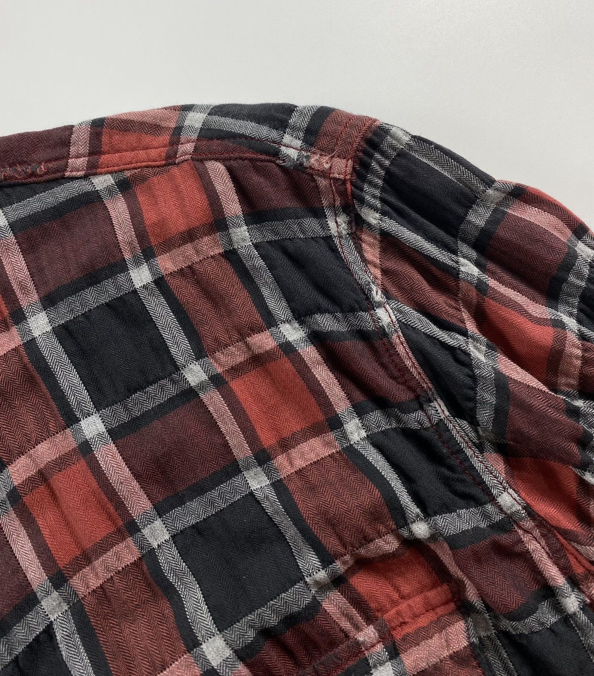 Saint Laurent Paris Saint Laurent S/S’17 Distressed Checked Cotton-blend Flannel Size US S / EU 44-46 / 1 - 9 Thumbnail