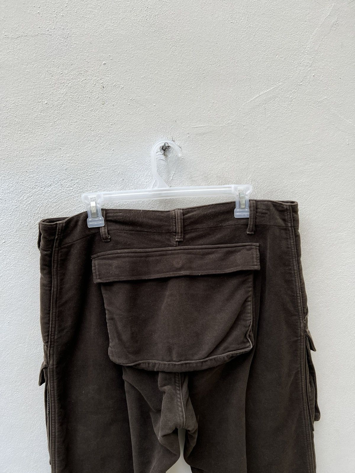 GOODENOUGH × Hiroshi Fujiwara Vintage 90s Goodenough Suede Cotton Cargo Trouser Pant Size US 34 / EU 50 - 15 Thumbnail