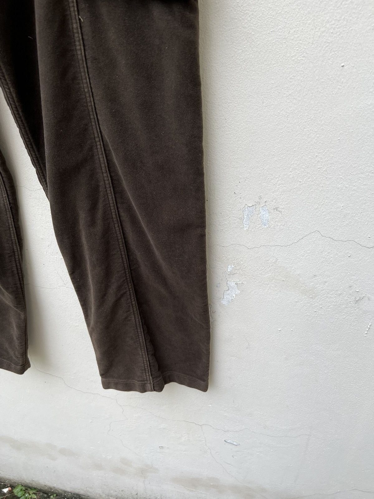 GOODENOUGH × Hiroshi Fujiwara Vintage 90s Goodenough Suede Cotton Cargo Trouser Pant Size US 34 / EU 50 - 13 Thumbnail