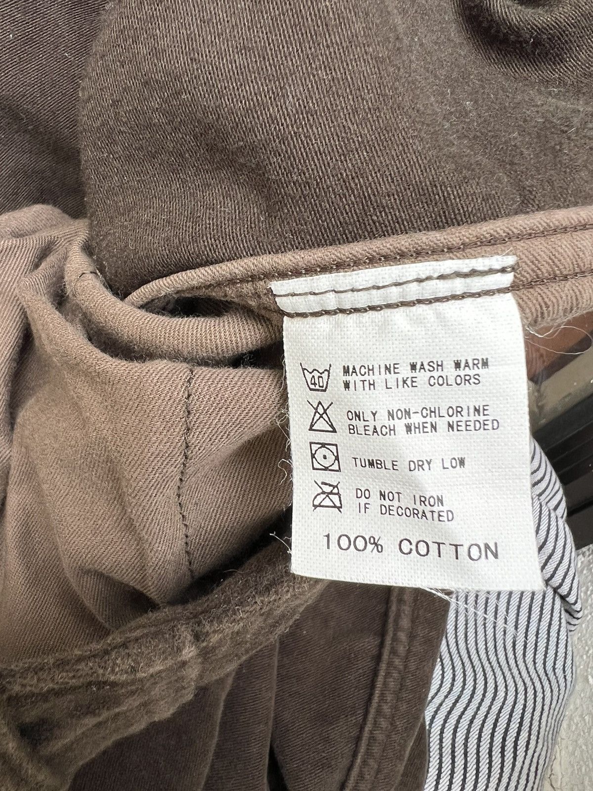 GOODENOUGH × Hiroshi Fujiwara Vintage 90s Goodenough Suede Cotton Cargo Trouser Pant Size US 34 / EU 50 - 21 Thumbnail