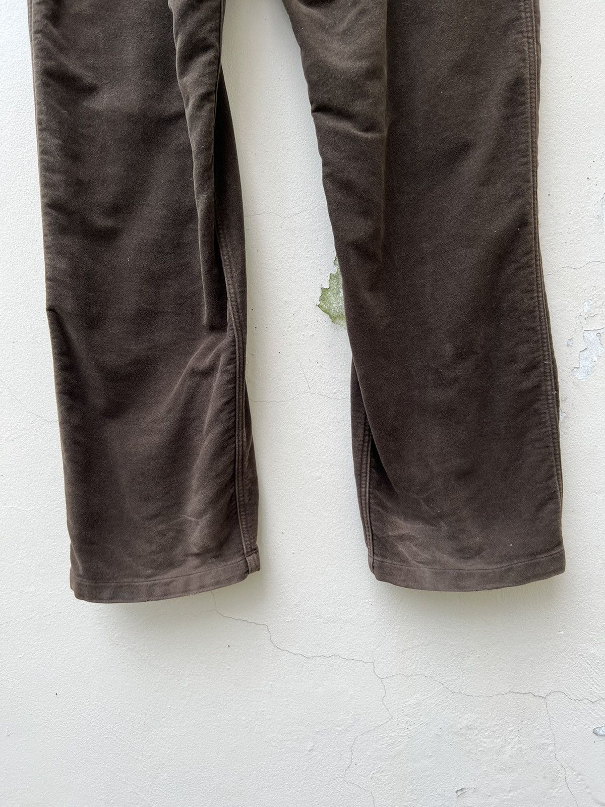 GOODENOUGH × Hiroshi Fujiwara Vintage 90s Goodenough Suede Cotton Cargo Trouser Pant Size US 34 / EU 50 - 16 Thumbnail