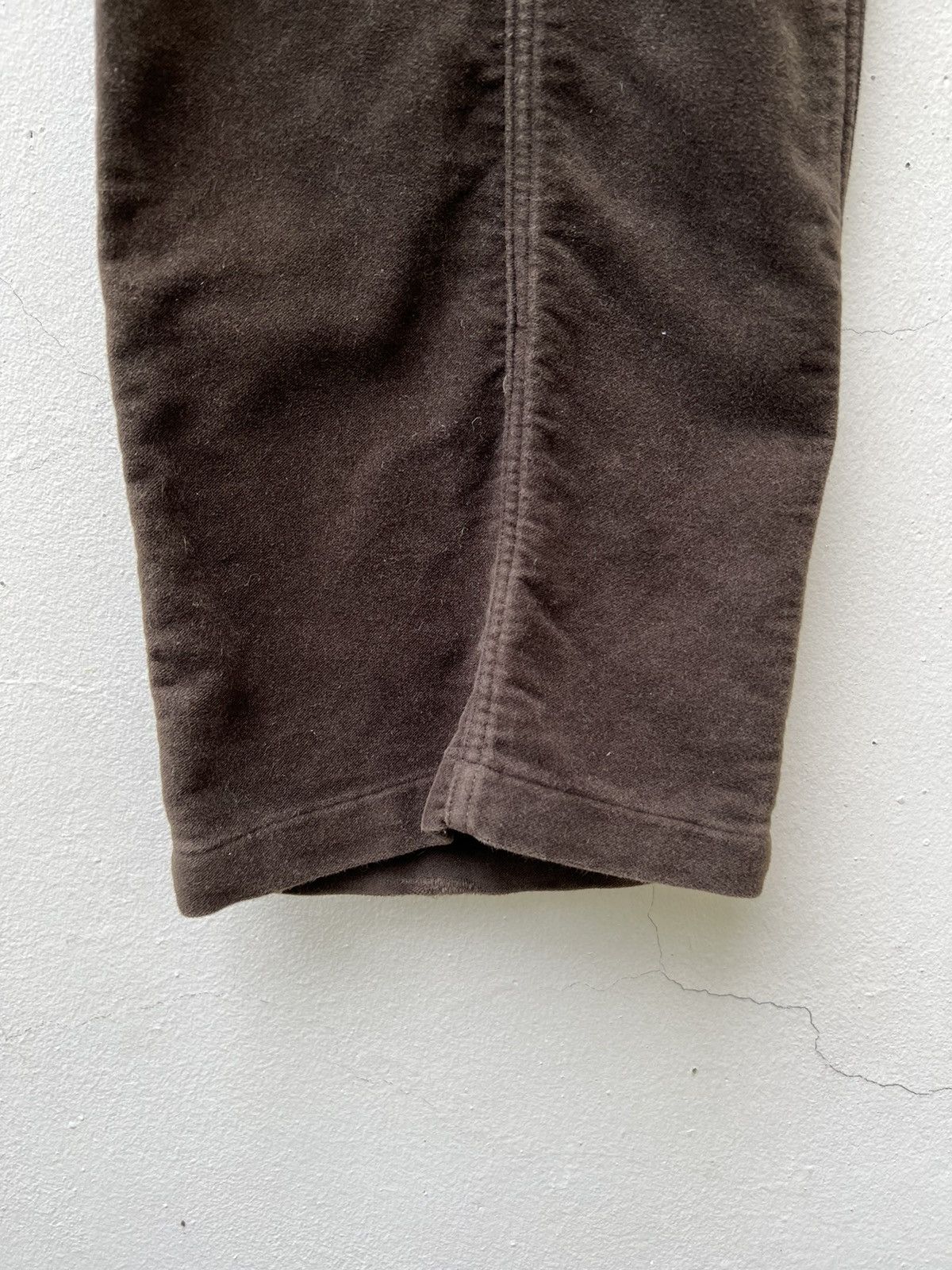 GOODENOUGH × Hiroshi Fujiwara Vintage 90s Goodenough Suede Cotton Cargo Trouser Pant Size US 34 / EU 50 - 11 Thumbnail