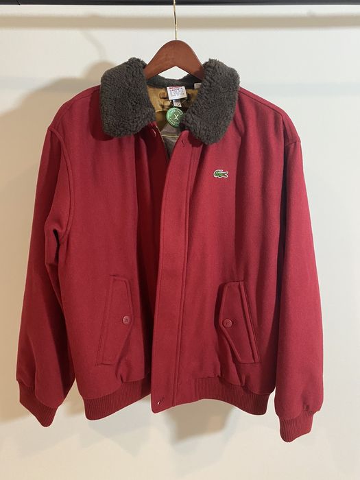 Supreme Supreme Lacoste Wool bomber Jacket | Grailed