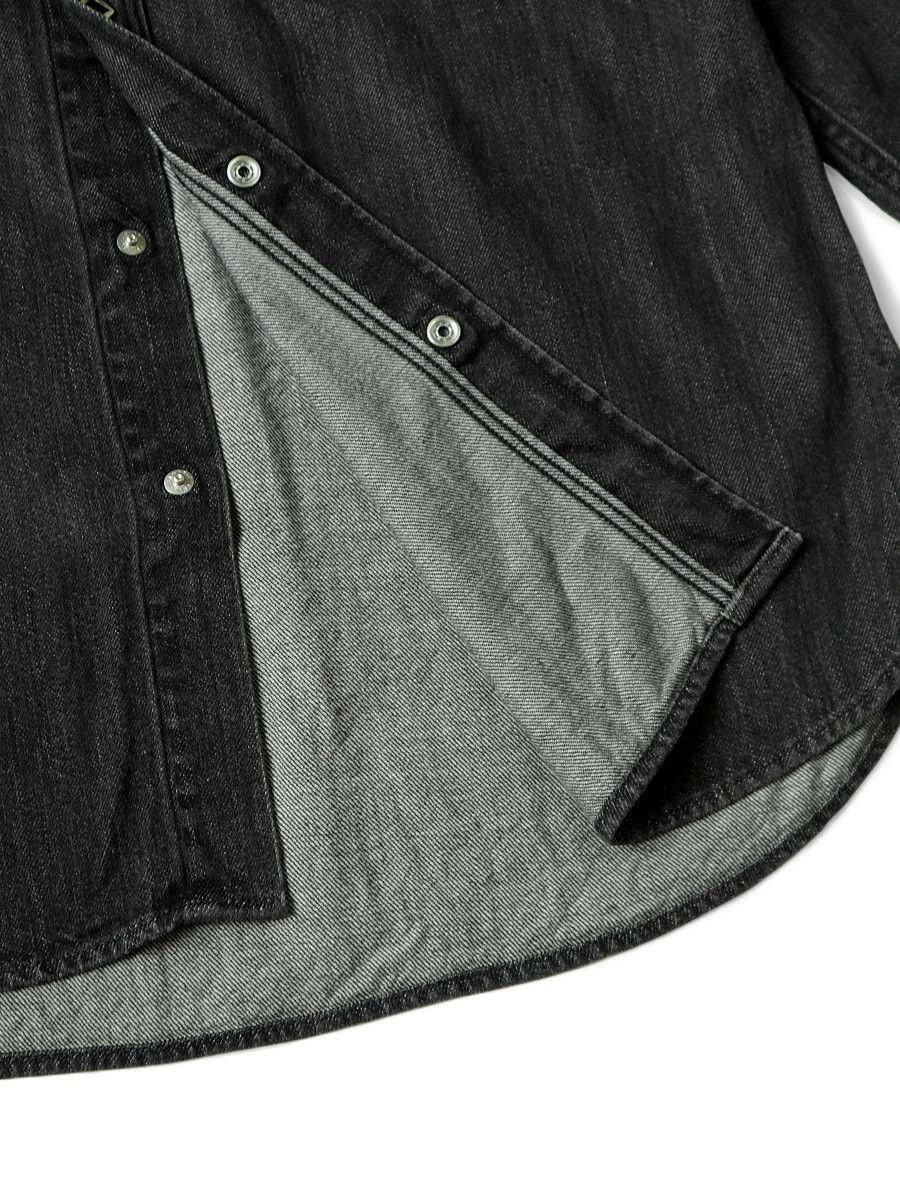 Kapital Kapital 8oz Black Denim Lace Up Western Shirt Size US L / EU 52-54 / 3 - 10 Thumbnail