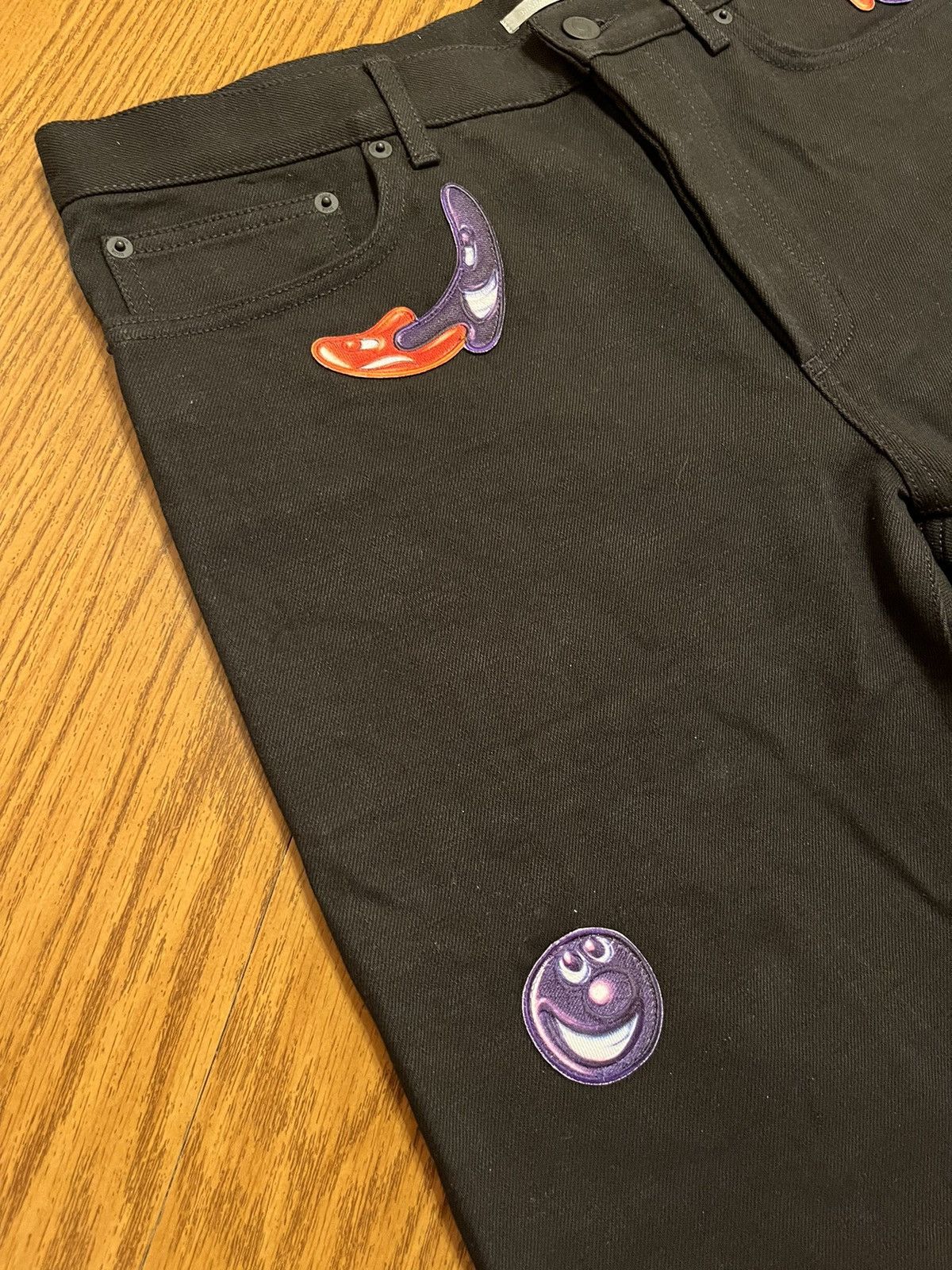 Dior Dior X Kenny Scharf Black Jeans Size US 33 - 8 Thumbnail