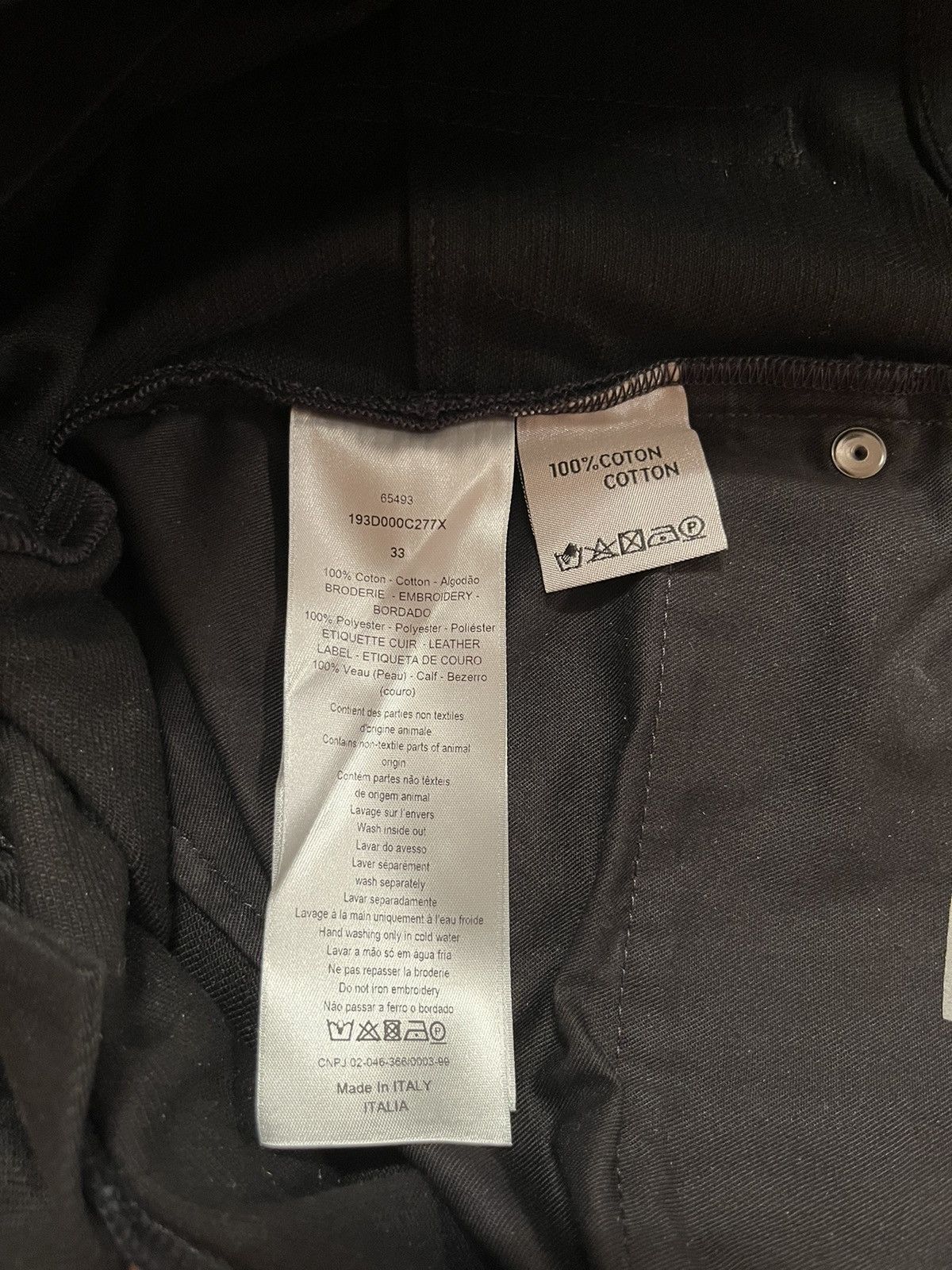 Dior Dior X Kenny Scharf Black Jeans Size US 33 - 11 Thumbnail
