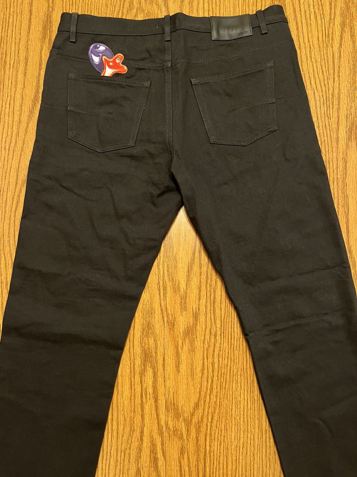 Dior Dior X Kenny Scharf Black Jeans Size US 33 - 3 Thumbnail