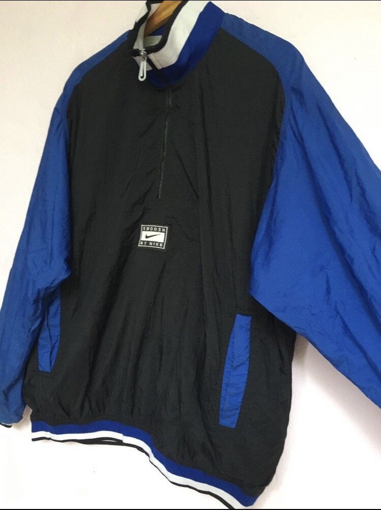 Nike Vintage center Swooh by Nike Half zip Black Jackets Size US L / EU 52-54 / 3 - 4 Thumbnail