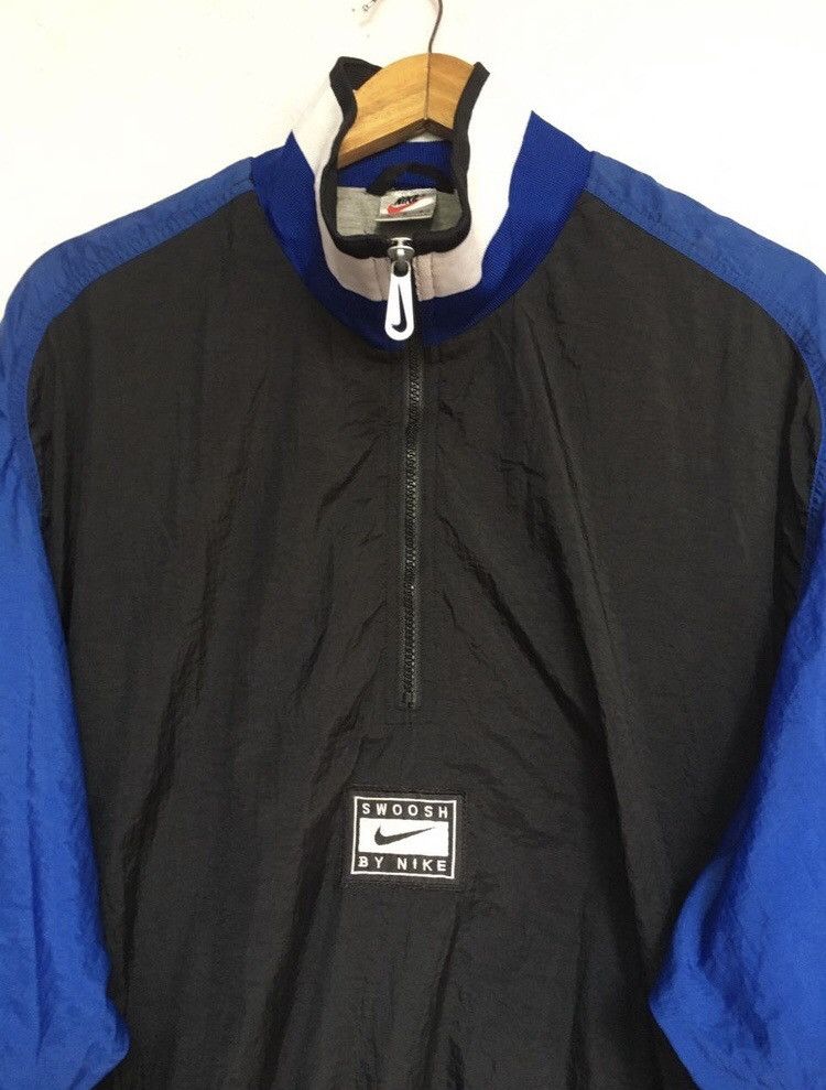 Nike Vintage center Swooh by Nike Half zip Black Jackets Size US L / EU 52-54 / 3 - 6 Thumbnail