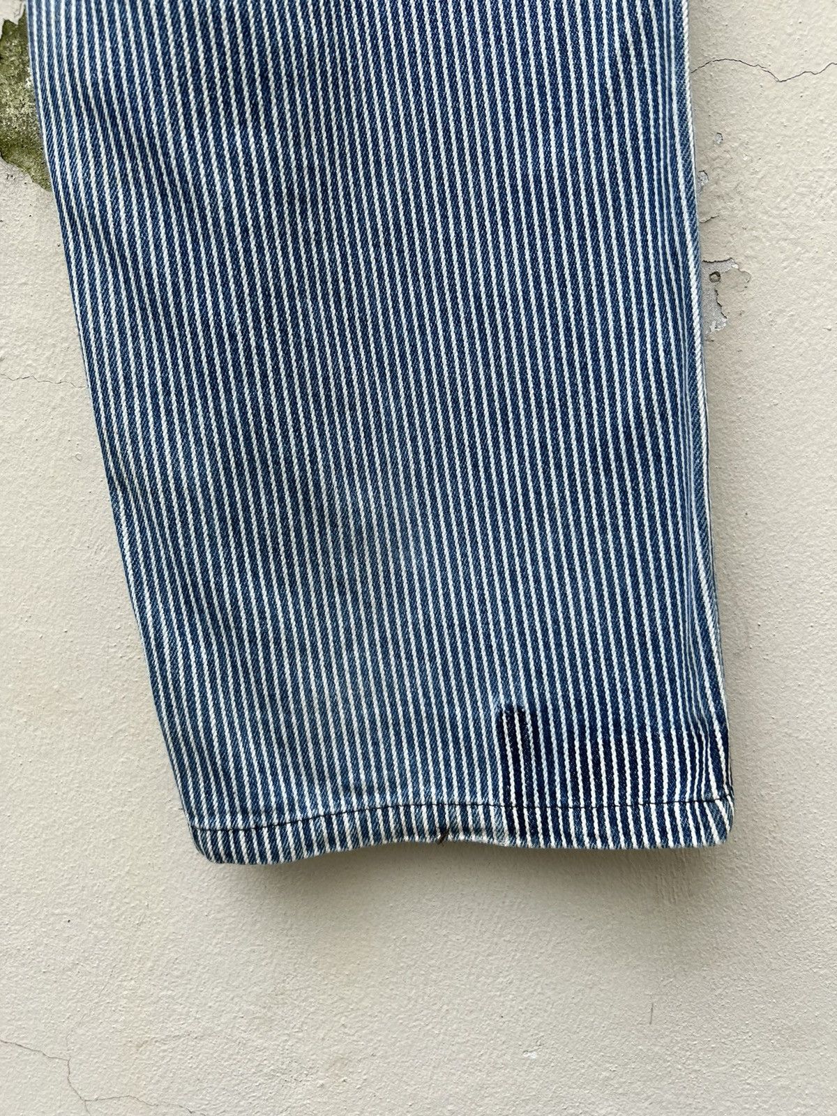 Head Porter Vintage HEADPORTER + PLUS Japan Striped Denim Trouser Size US 32 / EU 48 - 20 Thumbnail