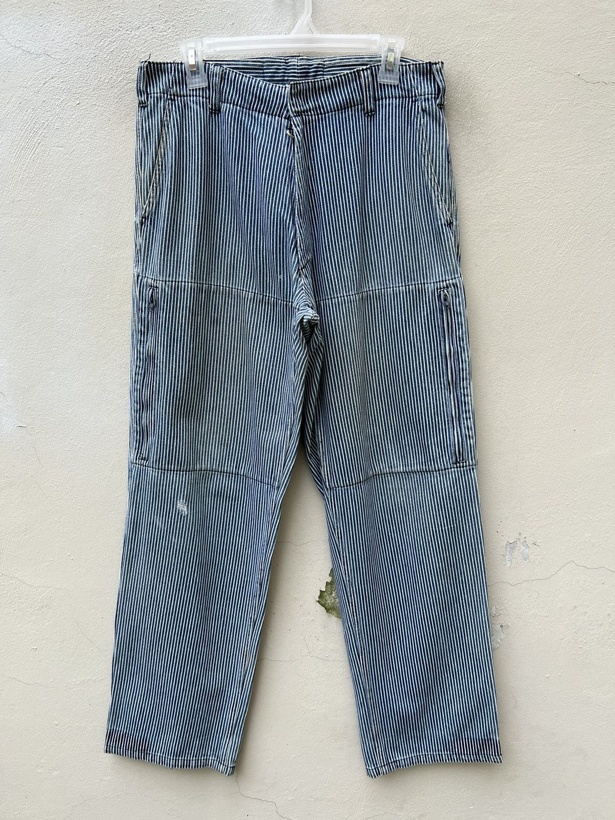Head Porter Vintage HEADPORTER + PLUS Japan Striped Denim Trouser Size US 32 / EU 48 - 6 Thumbnail
