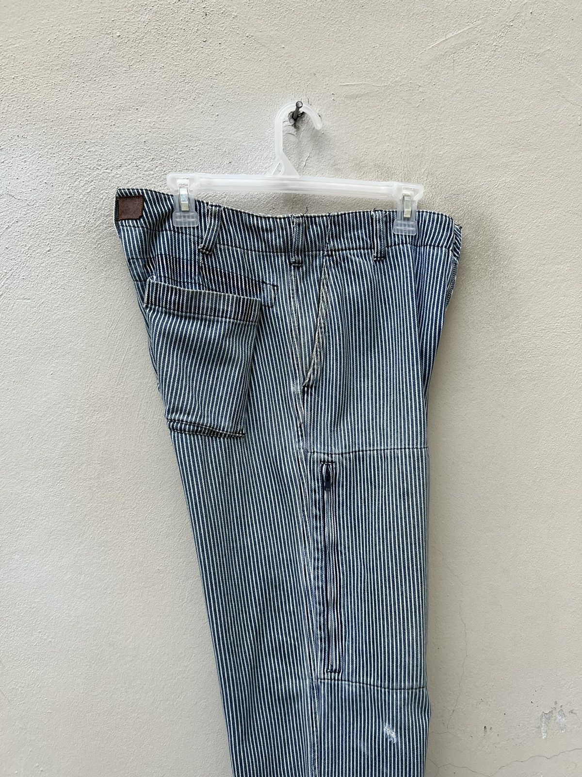 Head Porter Vintage HEADPORTER + PLUS Japan Striped Denim Trouser Size US 32 / EU 48 - 23 Thumbnail