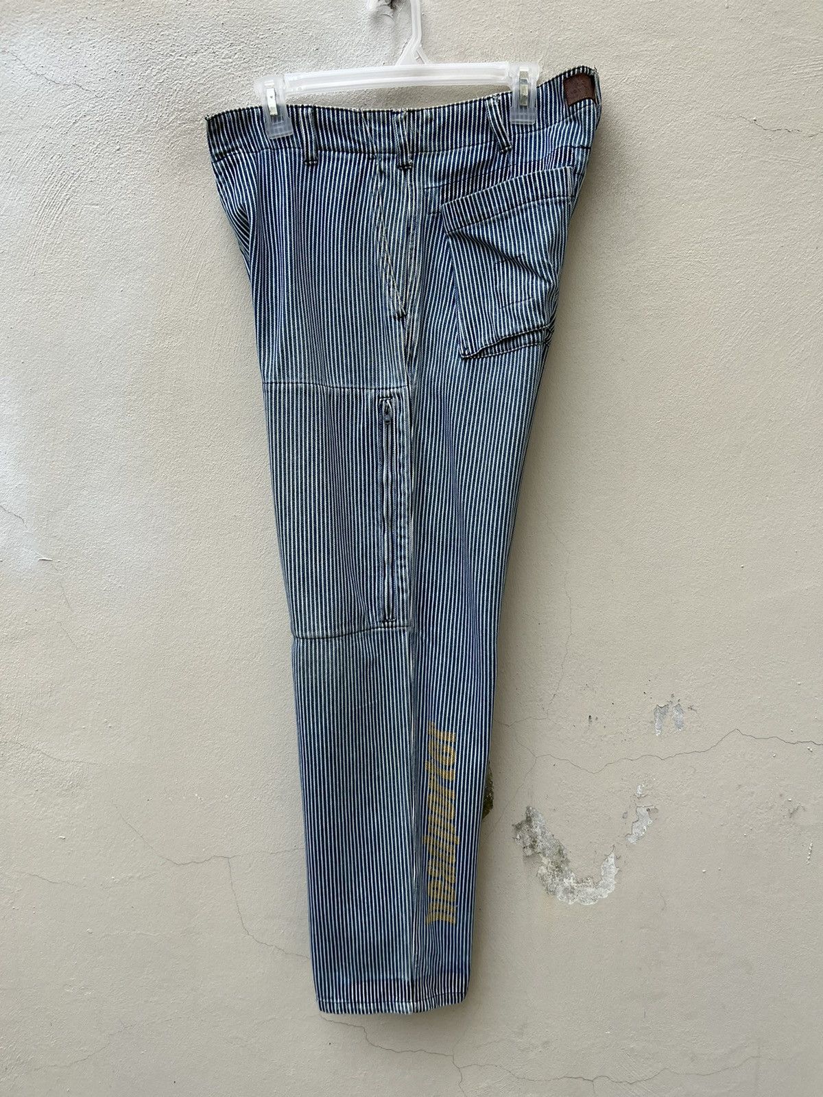 Head Porter Vintage HEADPORTER + PLUS Japan Striped Denim Trouser Size US 32 / EU 48 - 21 Thumbnail