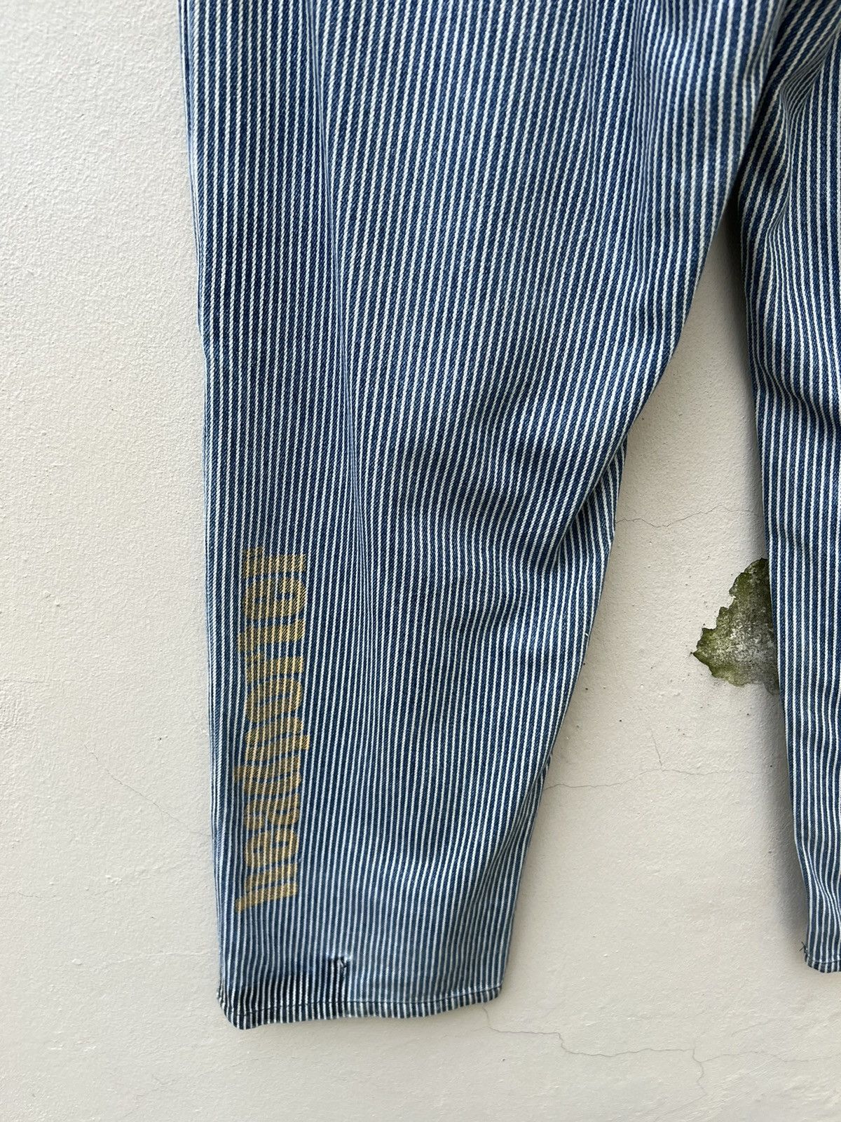 Head Porter Vintage HEADPORTER + PLUS Japan Striped Denim Trouser Size US 32 / EU 48 - 16 Thumbnail