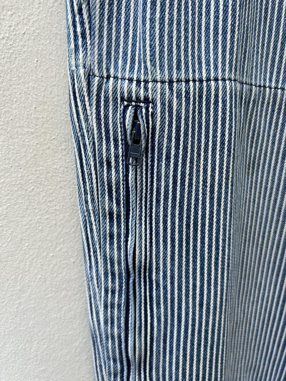 Head Porter Vintage HEADPORTER + PLUS Japan Striped Denim Trouser Size US 32 / EU 48 - 9 Thumbnail