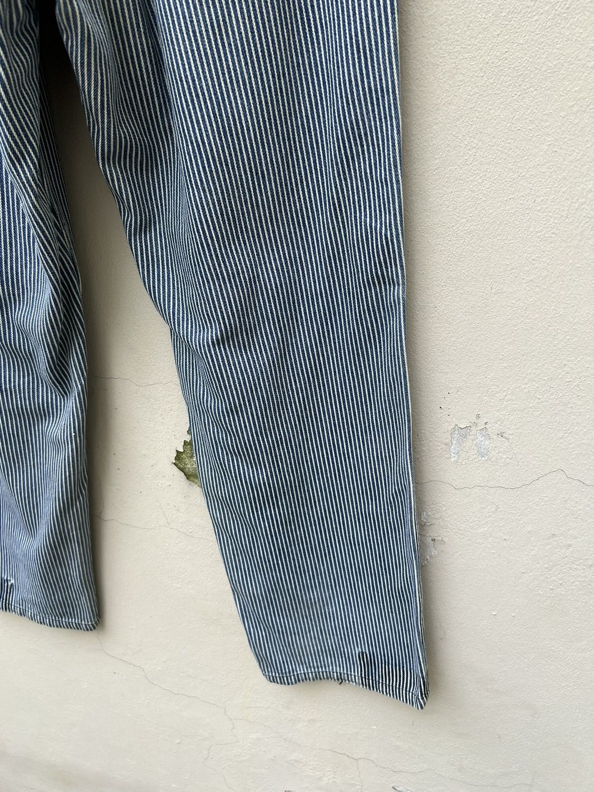 Head Porter Vintage HEADPORTER + PLUS Japan Striped Denim Trouser Size US 32 / EU 48 - 19 Thumbnail