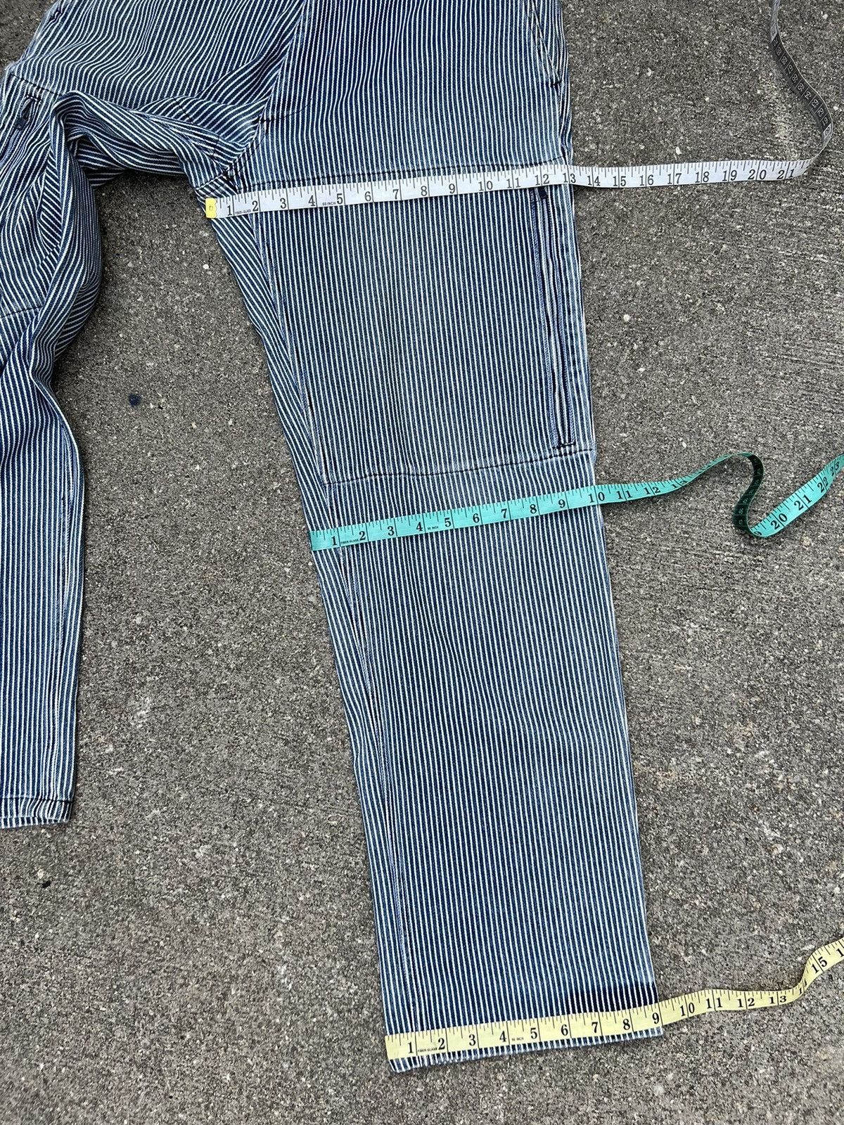 Head Porter Vintage HEADPORTER + PLUS Japan Striped Denim Trouser Size US 32 / EU 48 - 3 Thumbnail