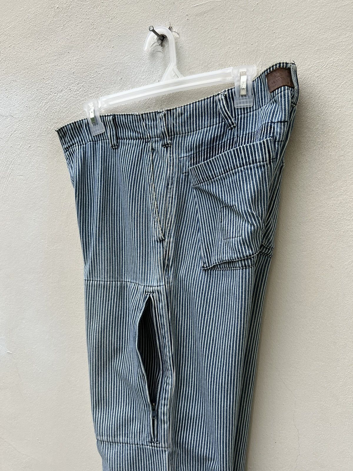 Head Porter Vintage HEADPORTER + PLUS Japan Striped Denim Trouser Size US 32 / EU 48 - 22 Thumbnail