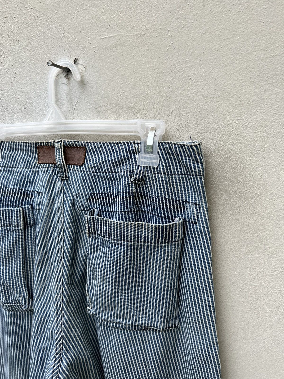 Head Porter Vintage HEADPORTER + PLUS Japan Striped Denim Trouser Size US 32 / EU 48 - 18 Thumbnail