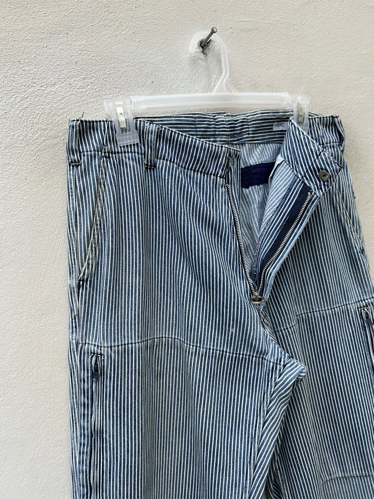 Head Porter Vintage HEADPORTER + PLUS Japan Striped Denim Trouser Size US 32 / EU 48 - 8 Thumbnail