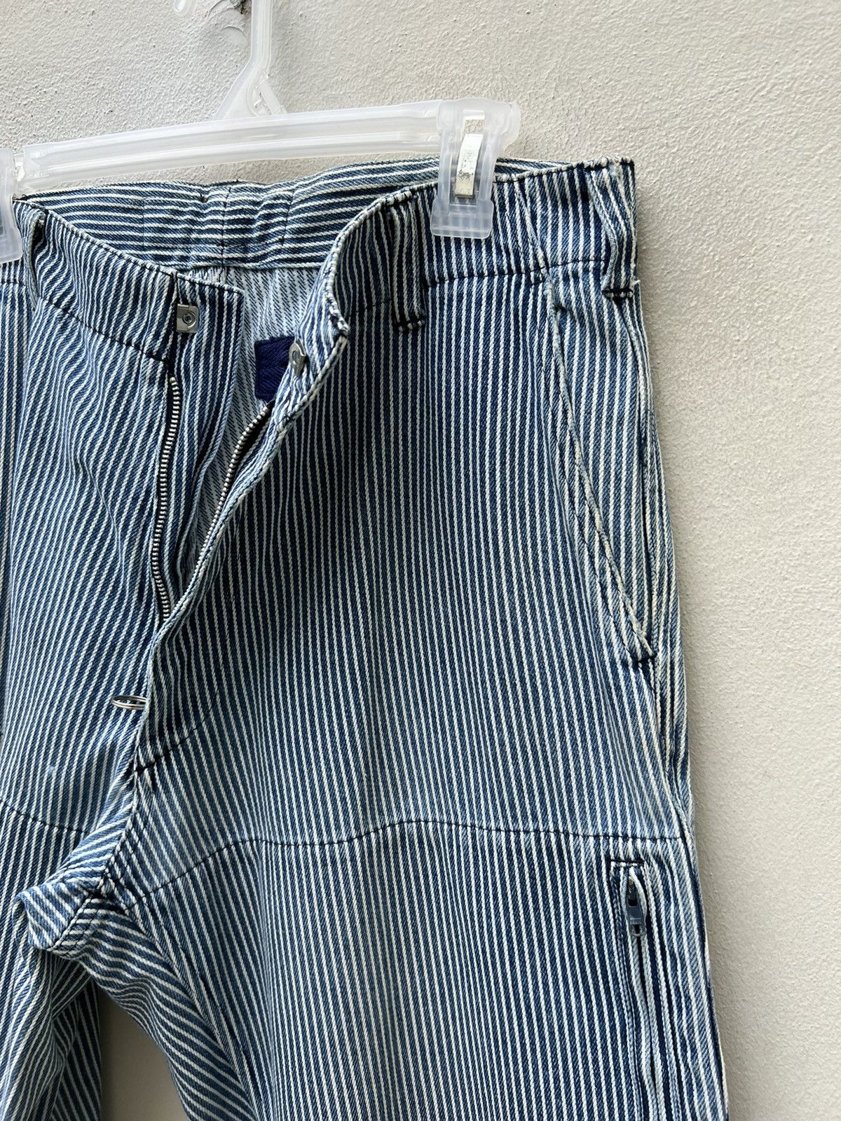 Head Porter Vintage HEADPORTER + PLUS Japan Striped Denim Trouser Size US 32 / EU 48 - 12 Thumbnail