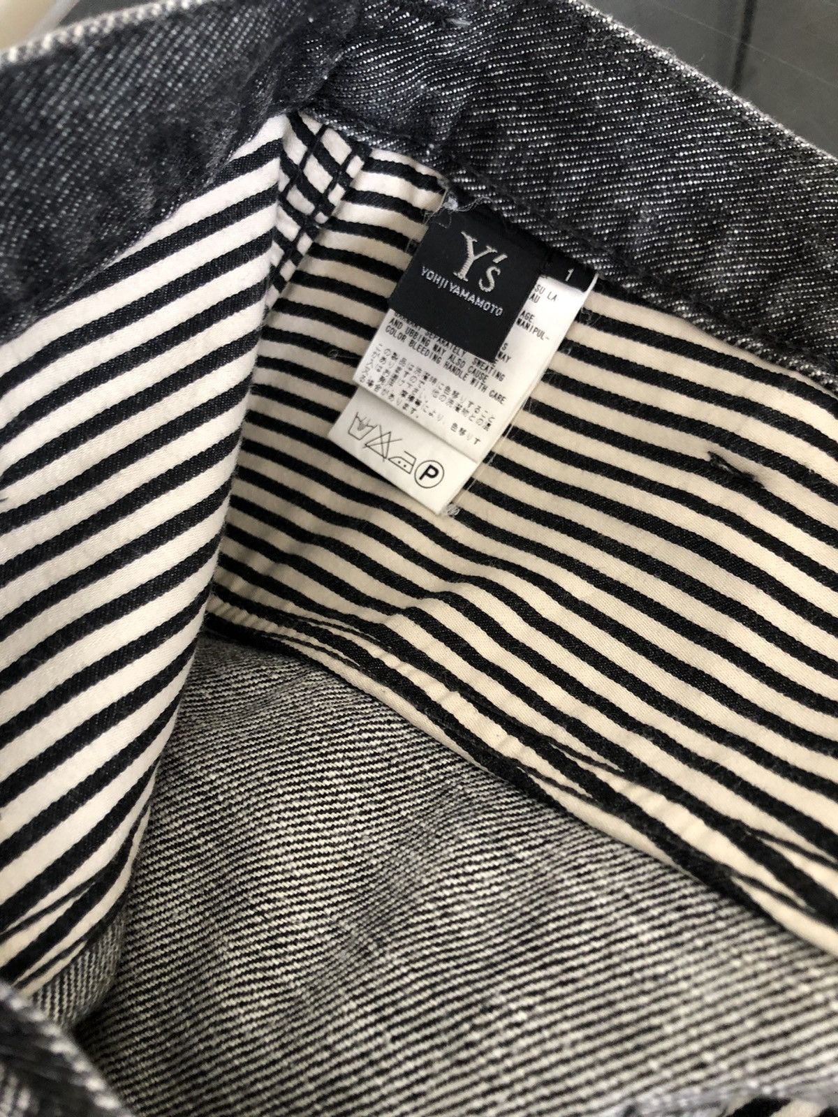 Yohji Yamamoto Yohji Yamamoto Y’s Made in Japan Denim Jeans Size US 30 / EU 46 - 17 Thumbnail