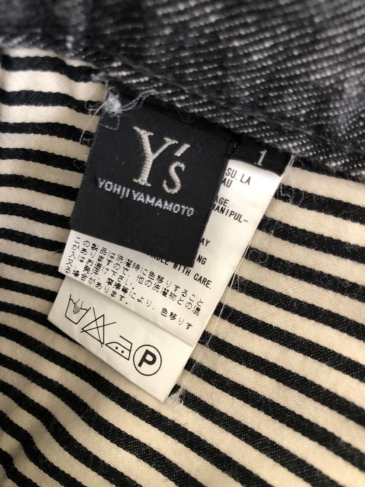 Yohji Yamamoto Yohji Yamamoto Y’s Made in Japan Denim Jeans Size US 30 / EU 46 - 18 Thumbnail