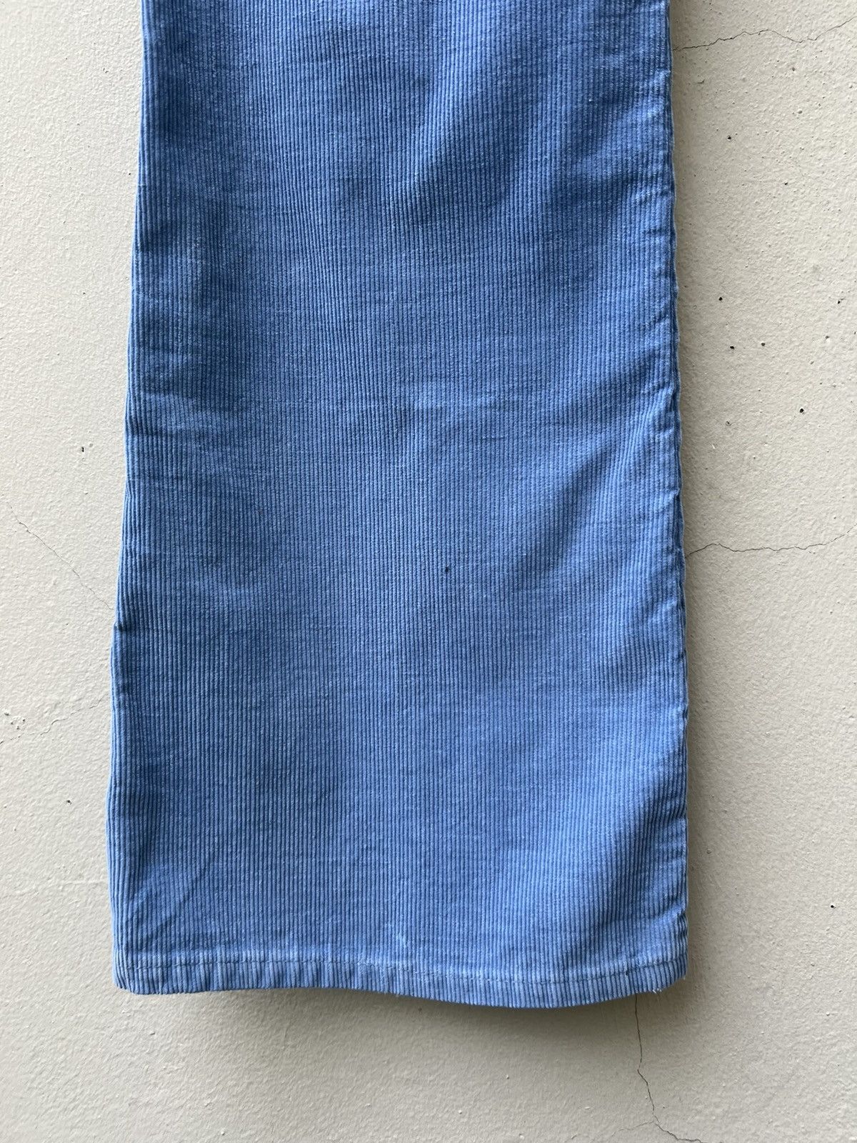 Levi's × Vintage VTG 70s Levi’s 646 Talon 42 Fade Light Blue Cord Flare Jeans Size US 29 - 19 Thumbnail
