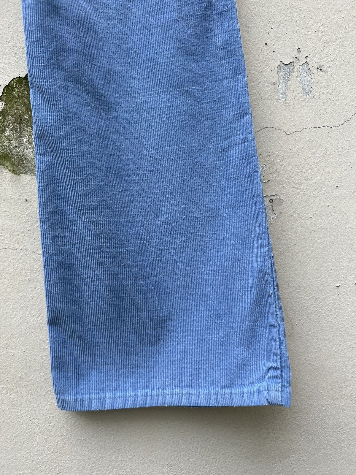 Levi's × Vintage VTG 70s Levi’s 646 Talon 42 Fade Light Blue Cord Flare Jeans Size US 29 - 22 Thumbnail