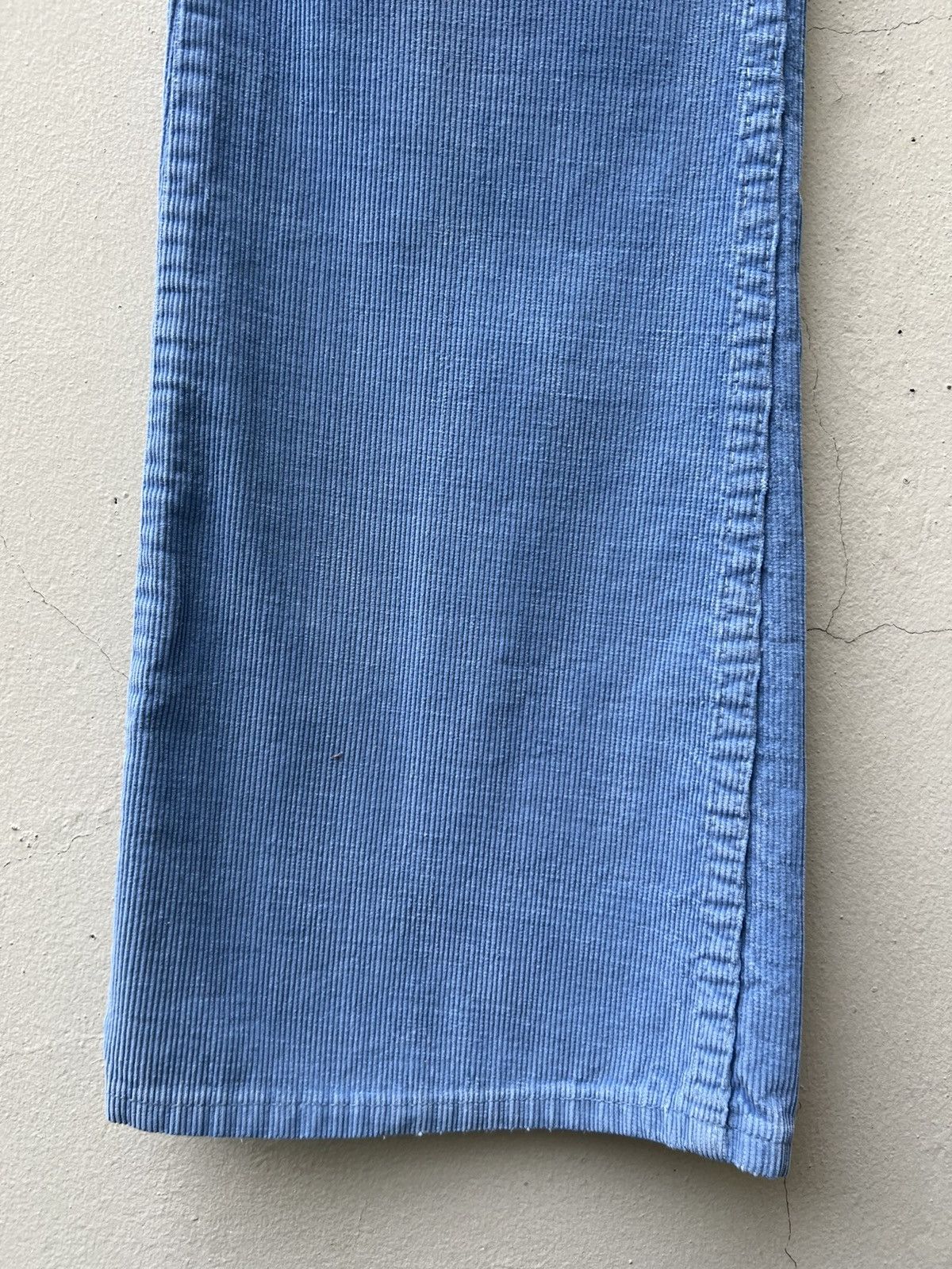 Levi's × Vintage VTG 70s Levi’s 646 Talon 42 Fade Light Blue Cord Flare Jeans Size US 29 - 12 Thumbnail