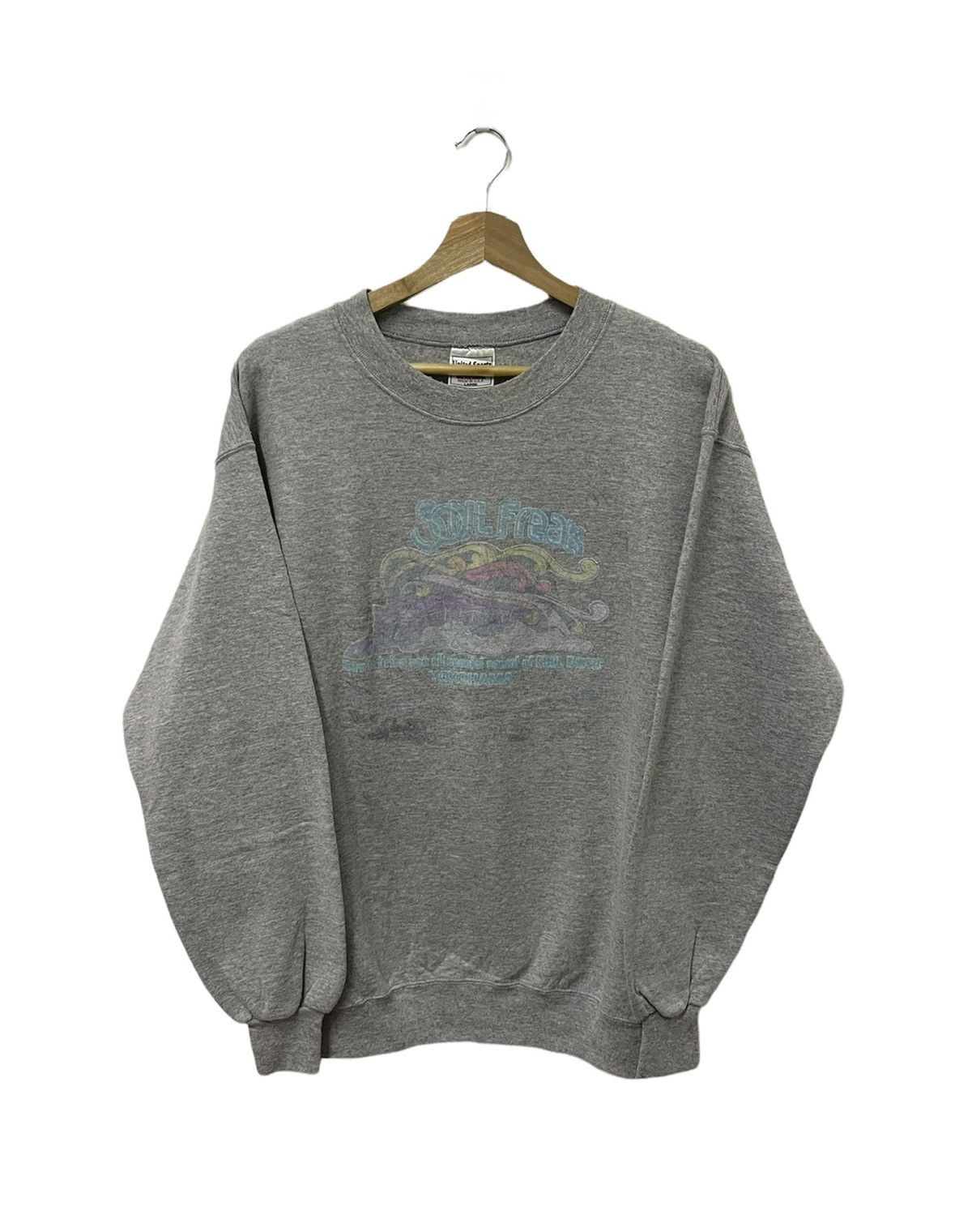 Vintage Vintage Soul Freak Faded Logo Surfing Sweatshirt Size US M / EU 48-50 / 2 - 1 Thumbnail