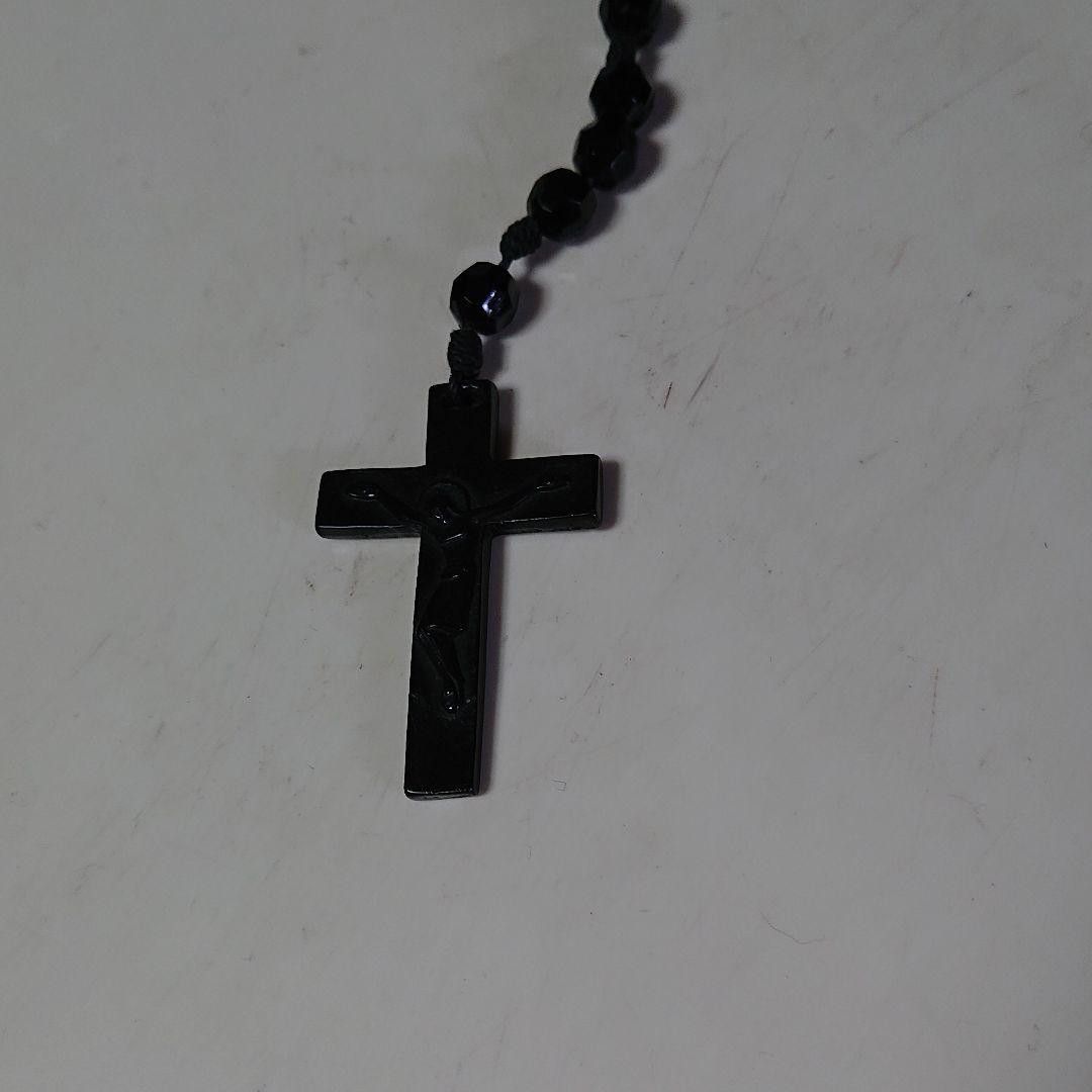 Number (N)ine Logo Rosary Cross Necklace Size ONE SIZE - 1 Thumbnail