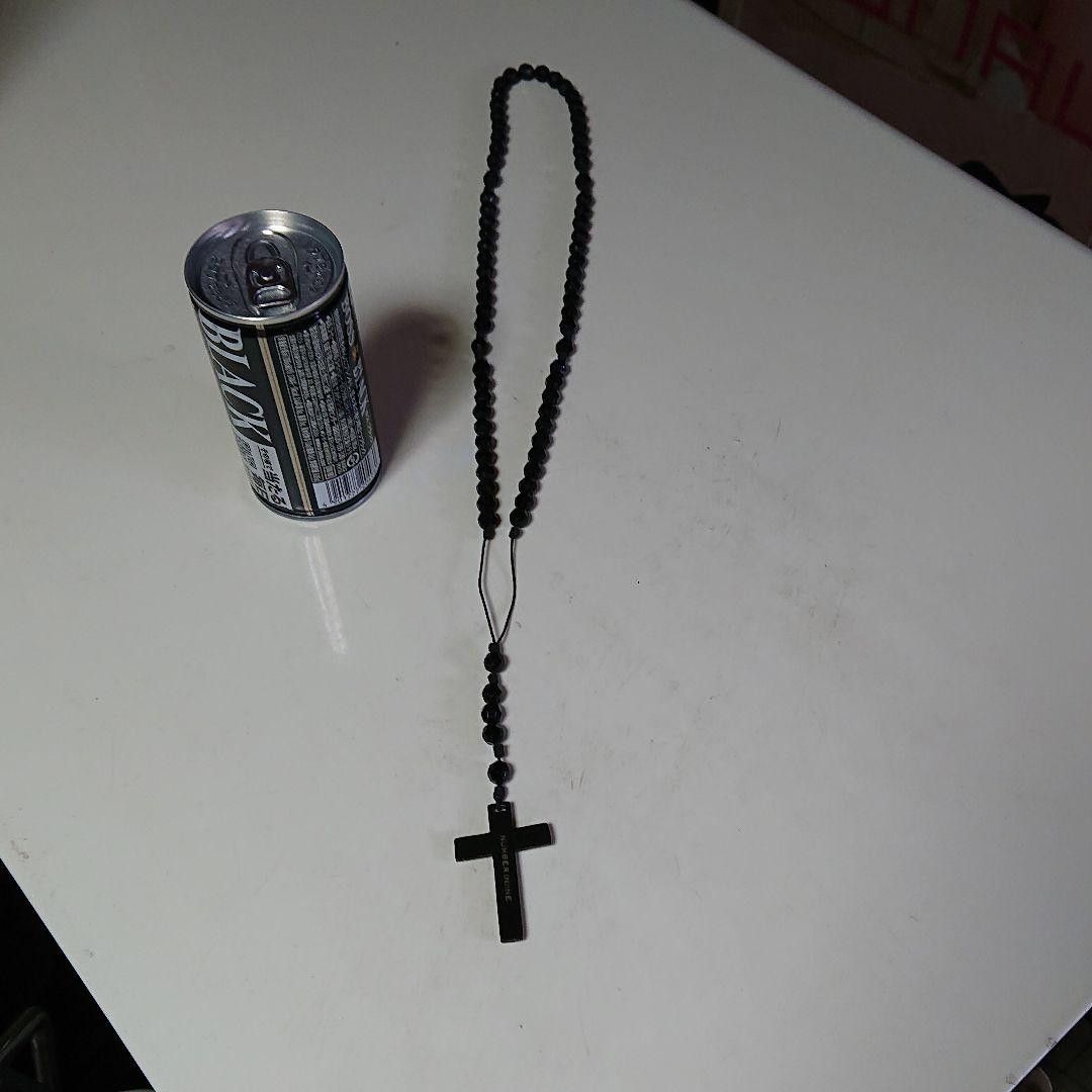 Number (N)ine Logo Rosary Cross Necklace Size ONE SIZE - 3 Thumbnail