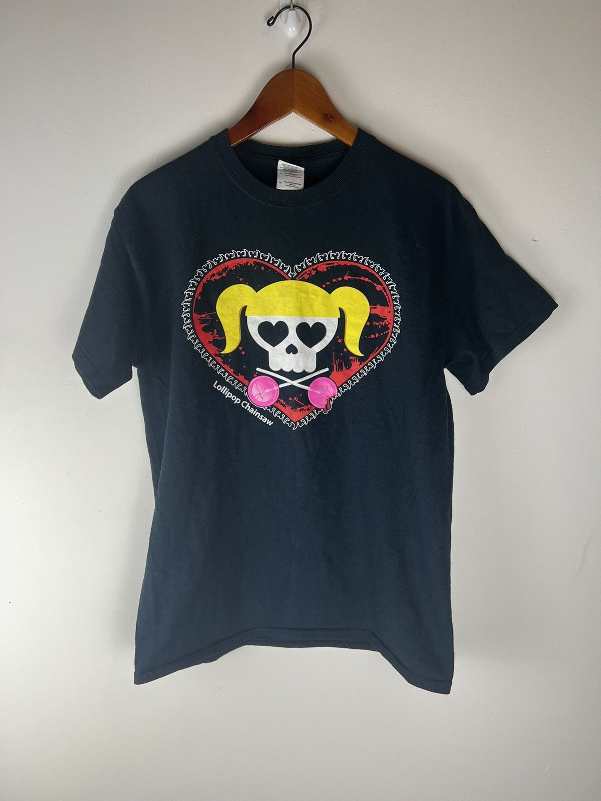 Playstation Vintage lollipop chainsaw promo tee Size US M / EU 48-50 / 2 - 1 Thumbnail