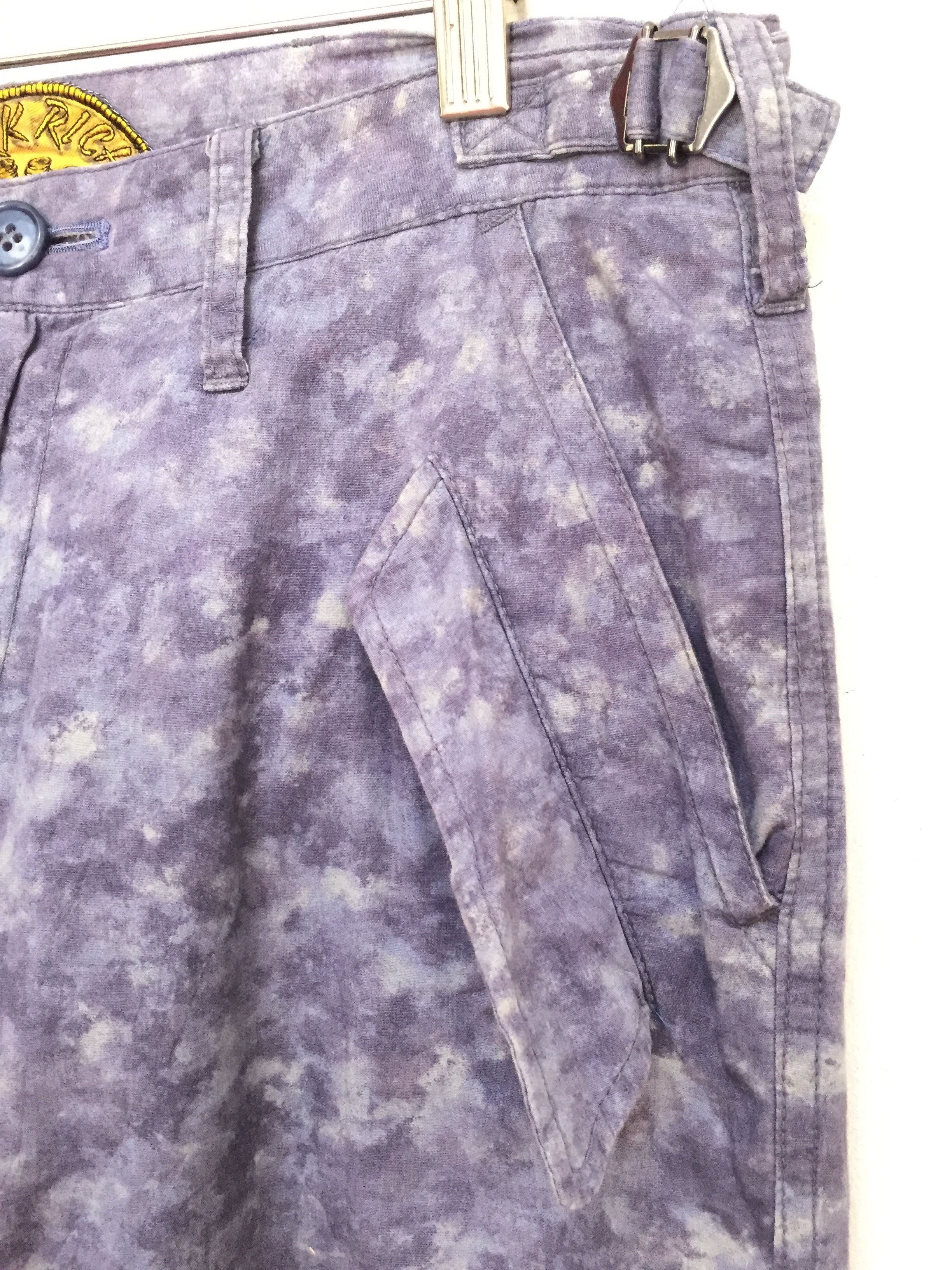 Japanese Brand 2000s 🔥MILKBOY 'Parasite' Multipocket purple Cyberpunk cargo Size US 30 / EU 46 - 3 Thumbnail