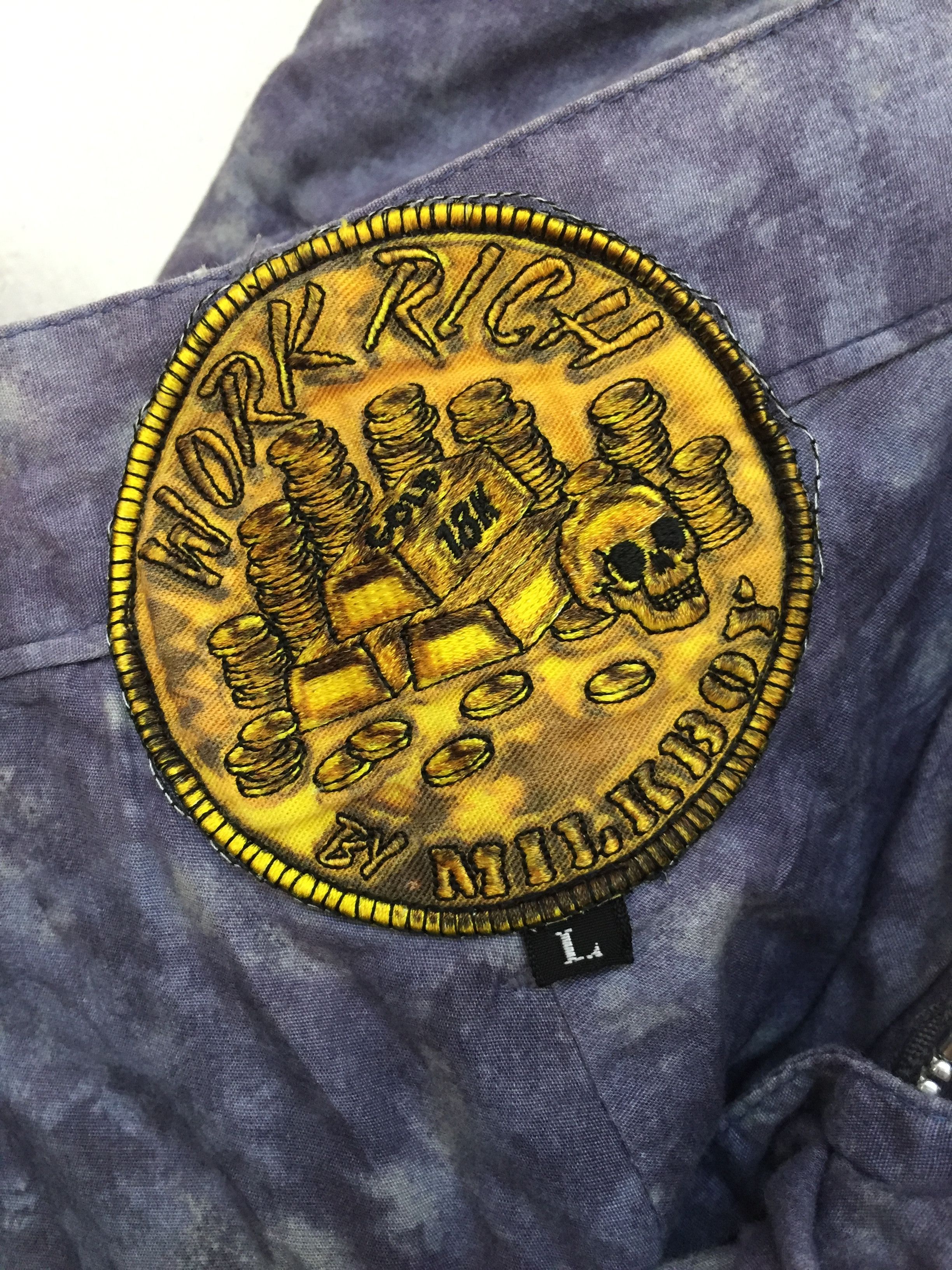 Japanese Brand 2000s 🔥MILKBOY 'Parasite' Multipocket purple Cyberpunk cargo Size US 30 / EU 46 - 10 Thumbnail