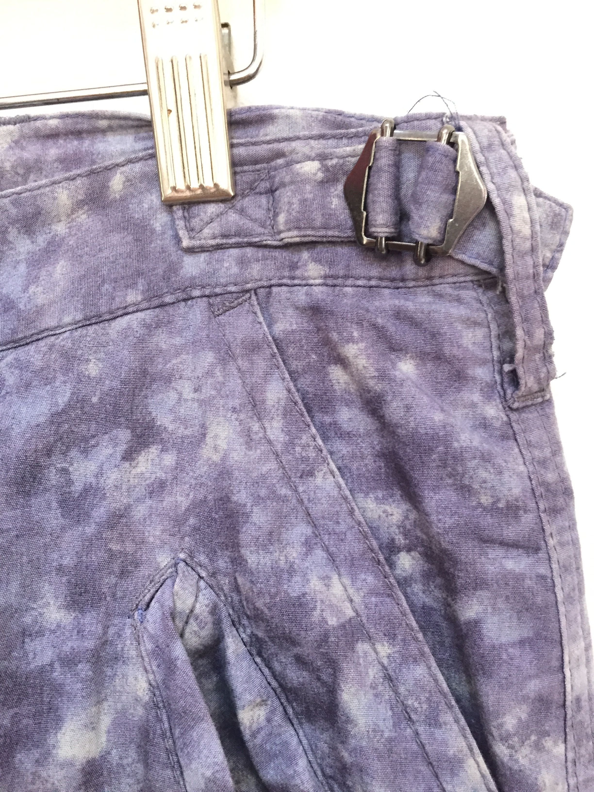 Japanese Brand 2000s 🔥MILKBOY 'Parasite' Multipocket purple Cyberpunk cargo Size US 30 / EU 46 - 5 Thumbnail