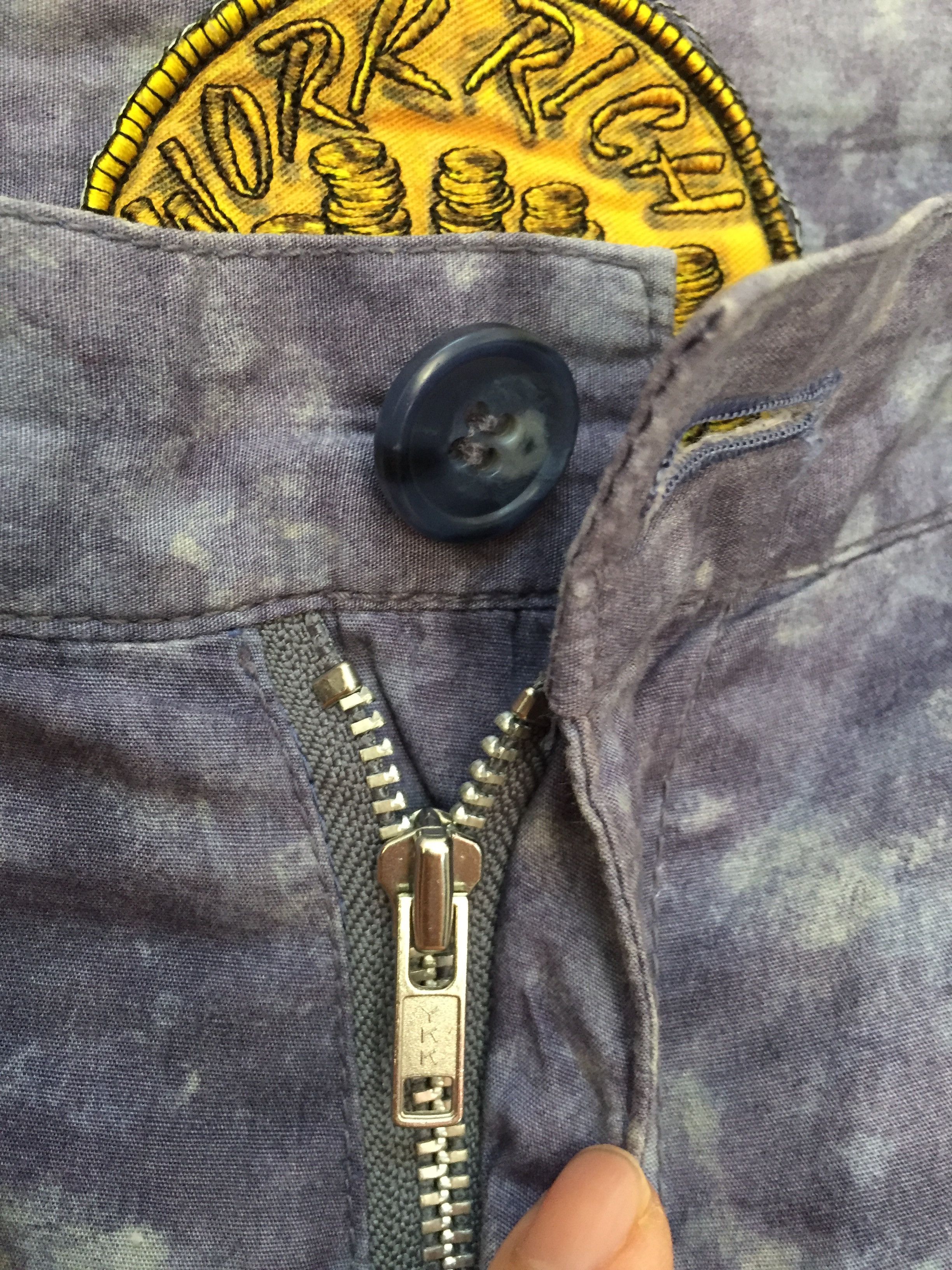 Japanese Brand 2000s 🔥MILKBOY 'Parasite' Multipocket purple Cyberpunk cargo Size US 30 / EU 46 - 7 Thumbnail