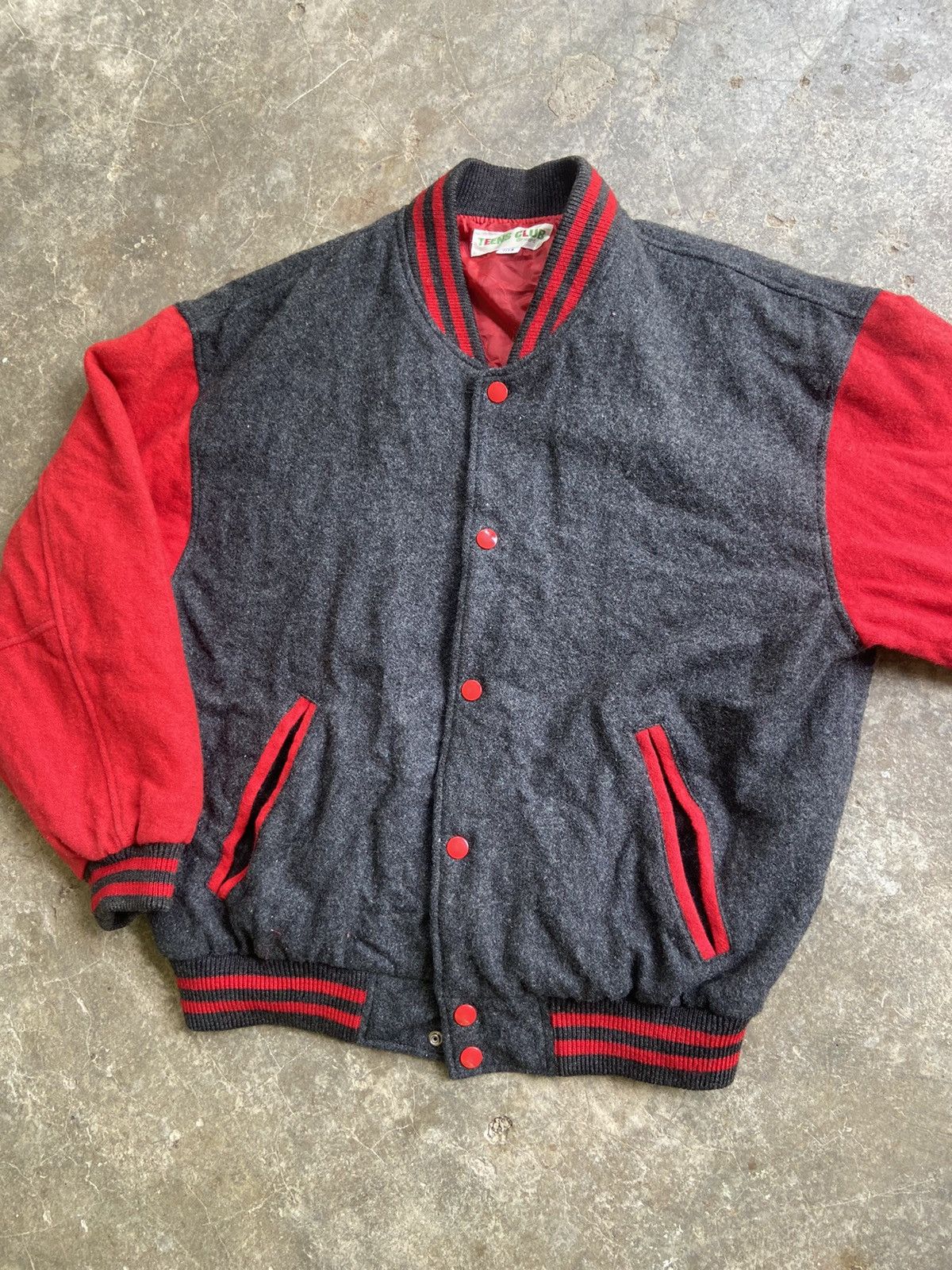 Japanese Brand × Vintage Vintage Teen Club Member 32 Wool Varsity Jacket Size US M / EU 48-50 / 2 - 3 Thumbnail