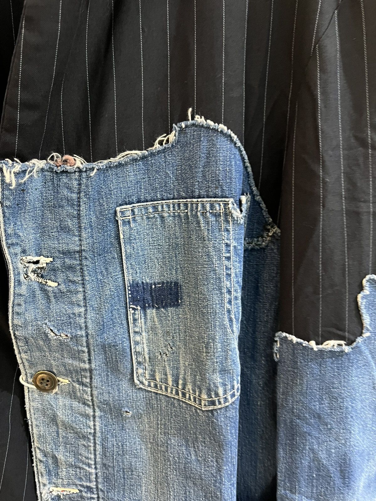 Greg Lauren Greg laurent patched denim blazer Size US L / EU 52-54 / 3 - 4 Thumbnail