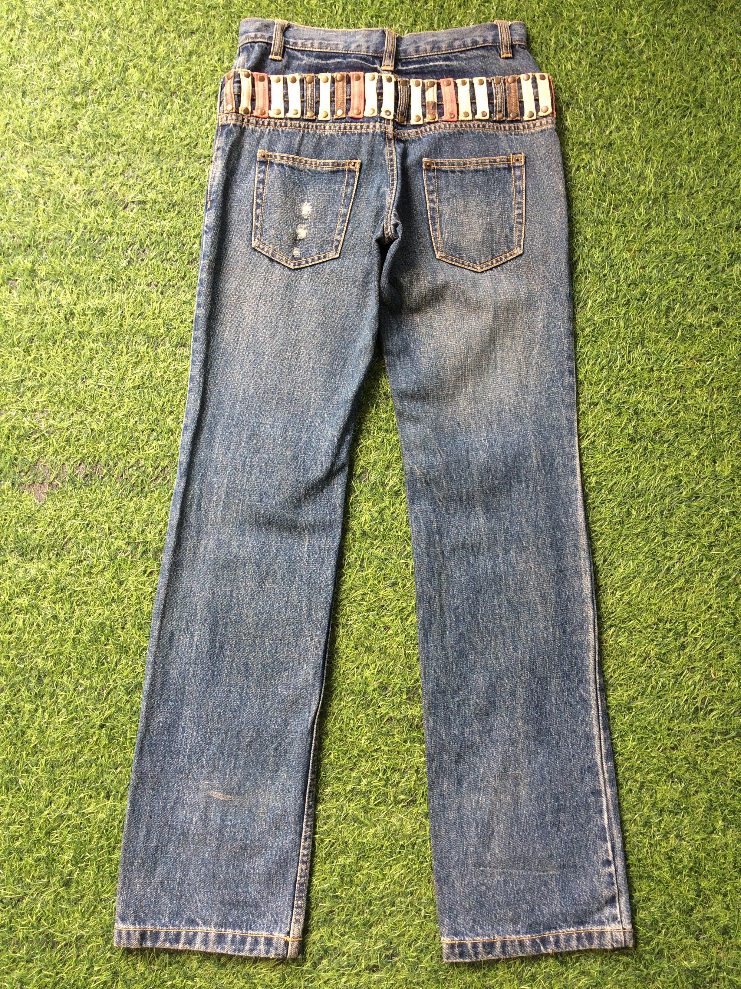 Japanese Brand × Jean × Vintage Japan Jeans Double Waist Jeans #D-375 Size US 28 / EU 44 - 4 Thumbnail