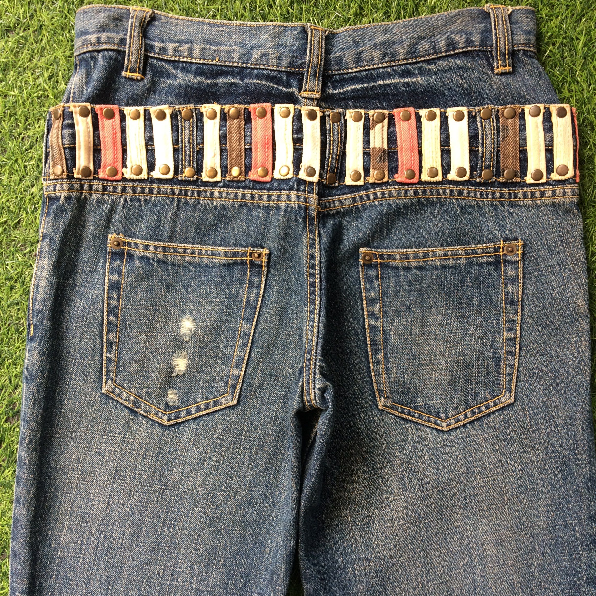 Japanese Brand × Jean × Vintage Japan Jeans Double Waist Jeans #D-375 Size US 28 / EU 44 - 1 Thumbnail