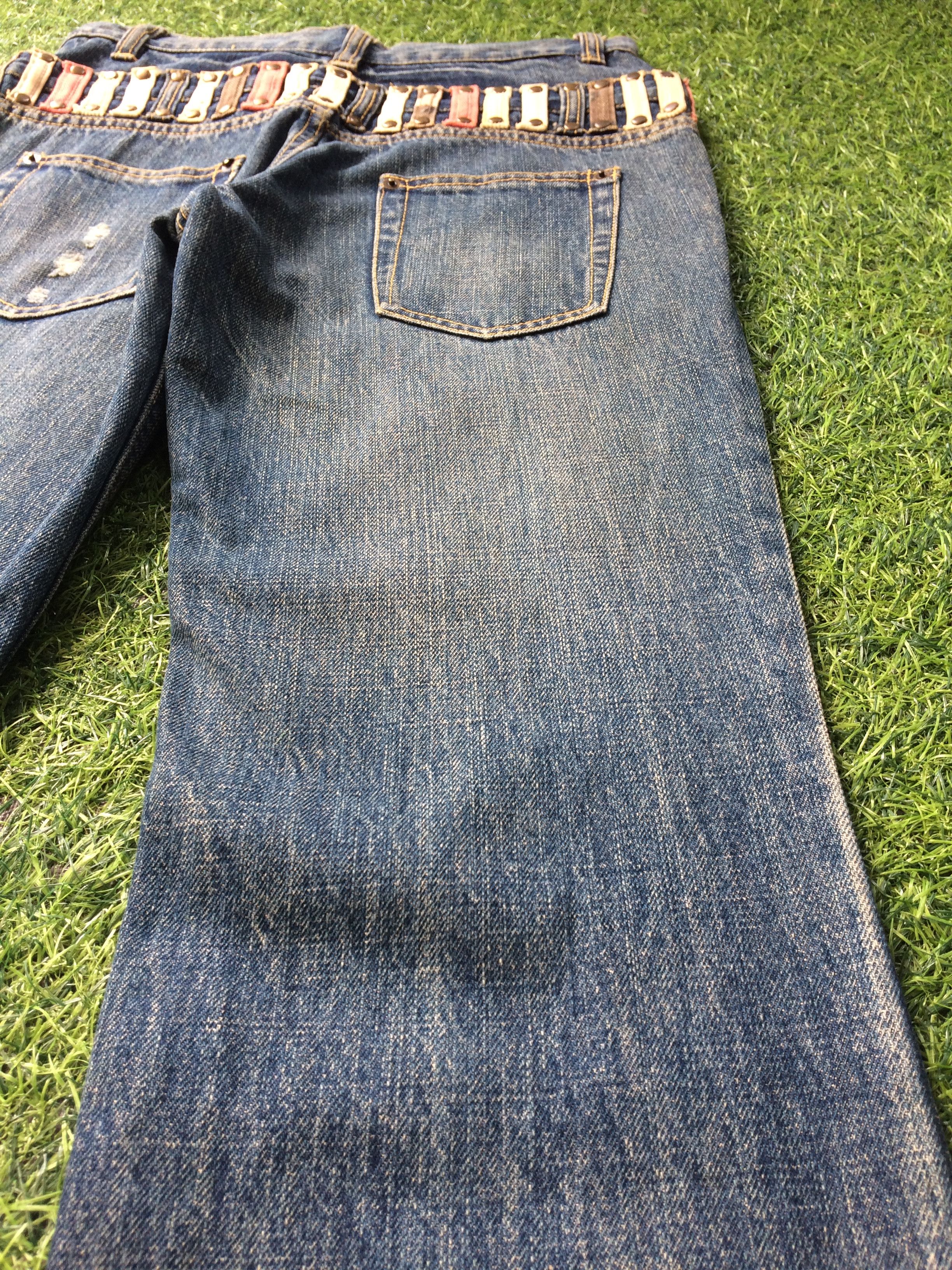 Japanese Brand × Jean × Vintage Japan Jeans Double Waist Jeans #D-375 Size US 28 / EU 44 - 7 Thumbnail