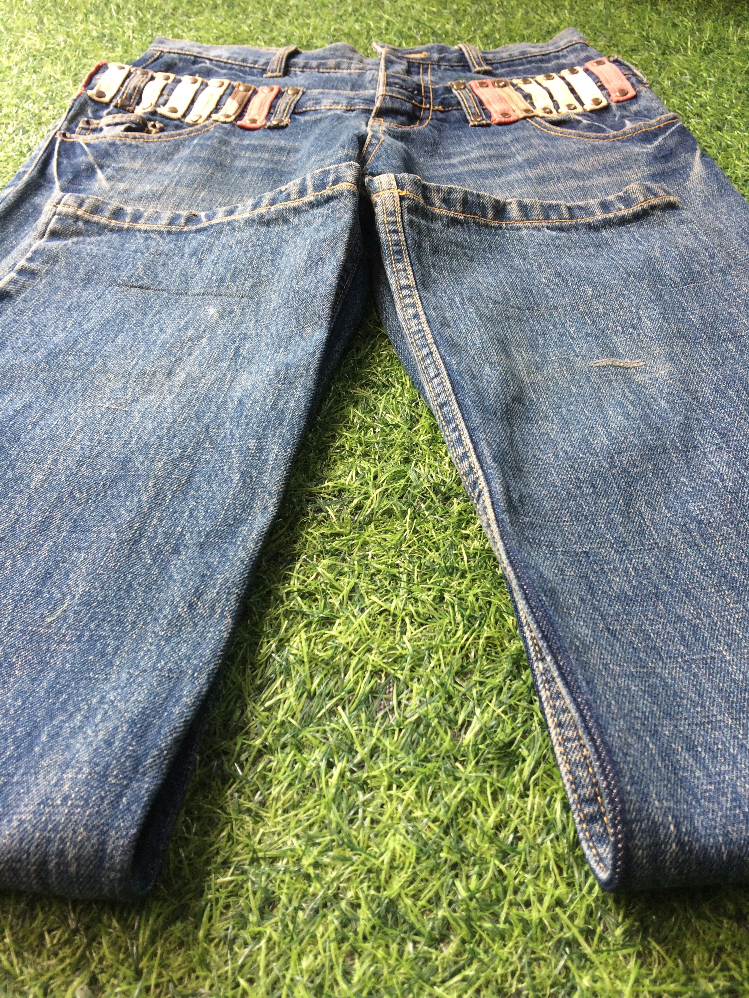 Japanese Brand × Jean × Vintage Japan Jeans Double Waist Jeans #D-375 Size US 28 / EU 44 - 5 Thumbnail